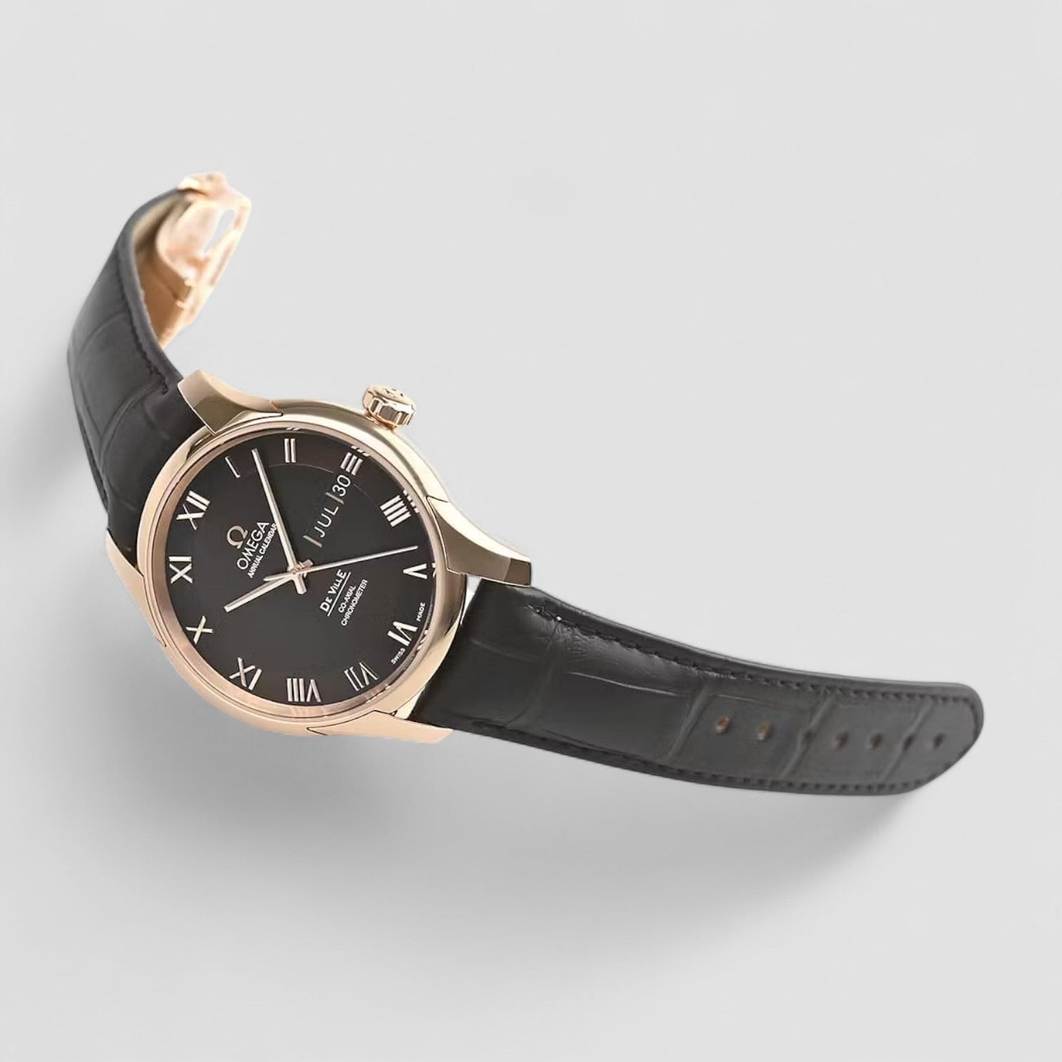 De Ville Co-Axial Annual Calendar Mens Watch