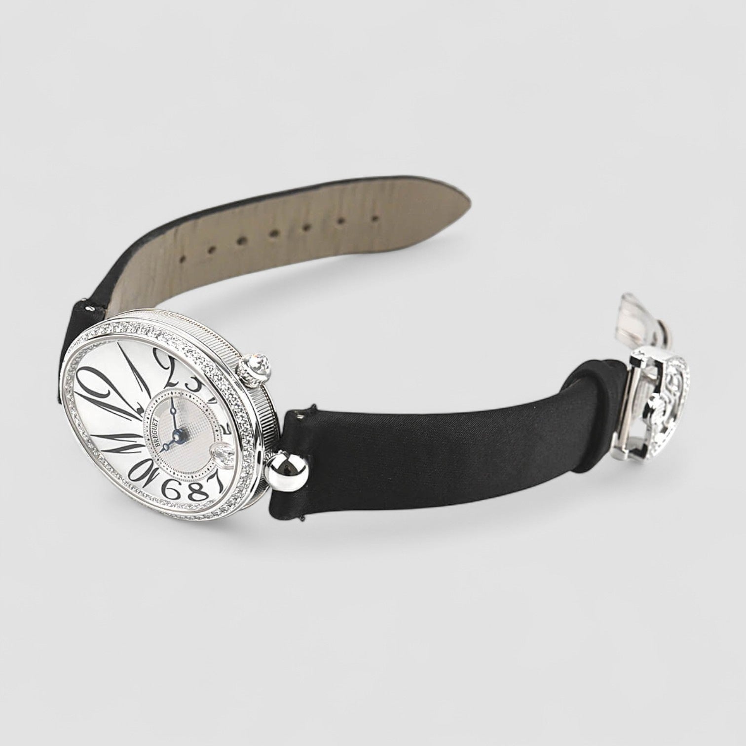 Reine De Naples Mother of Pearl Dial Diamond Automatic Ladies Watch