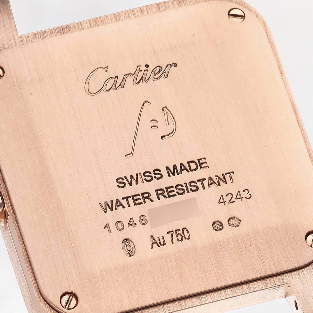 Santos Dumont Ladies 18K Rose Gold