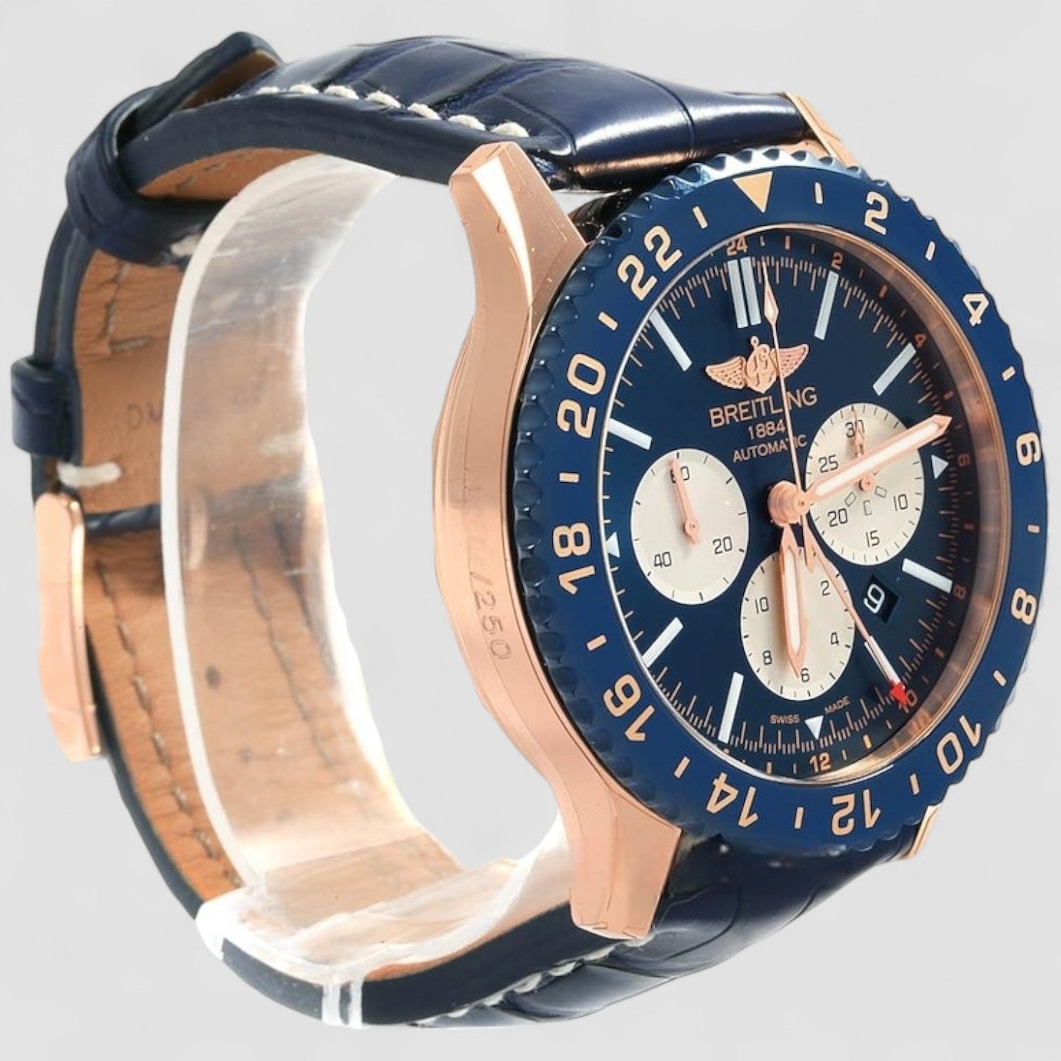 Chronoliner Automatic Blue Dial Unisex Watch