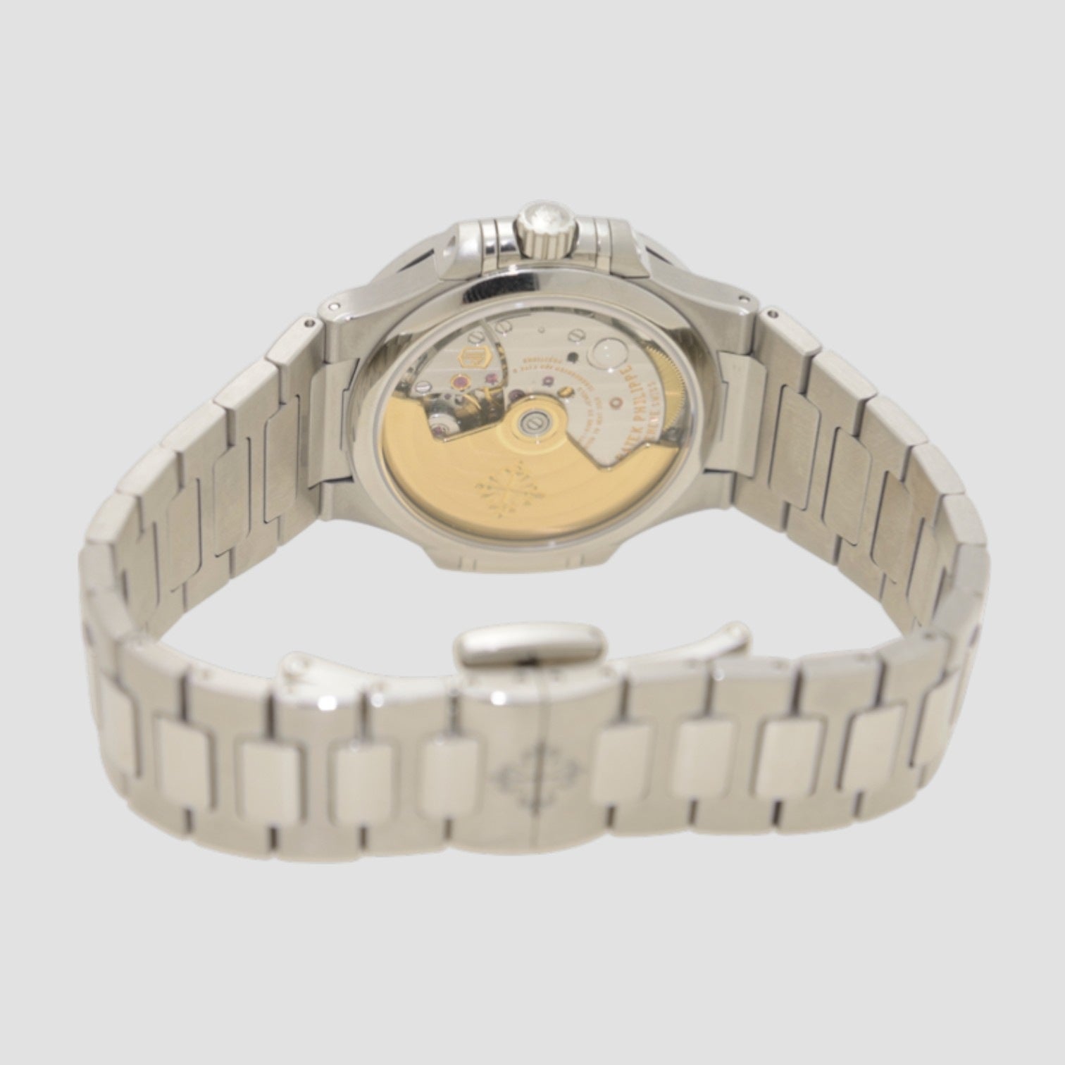 Nautilus Blue Wave Motif Dial & Diamond Bezel Women's Watch