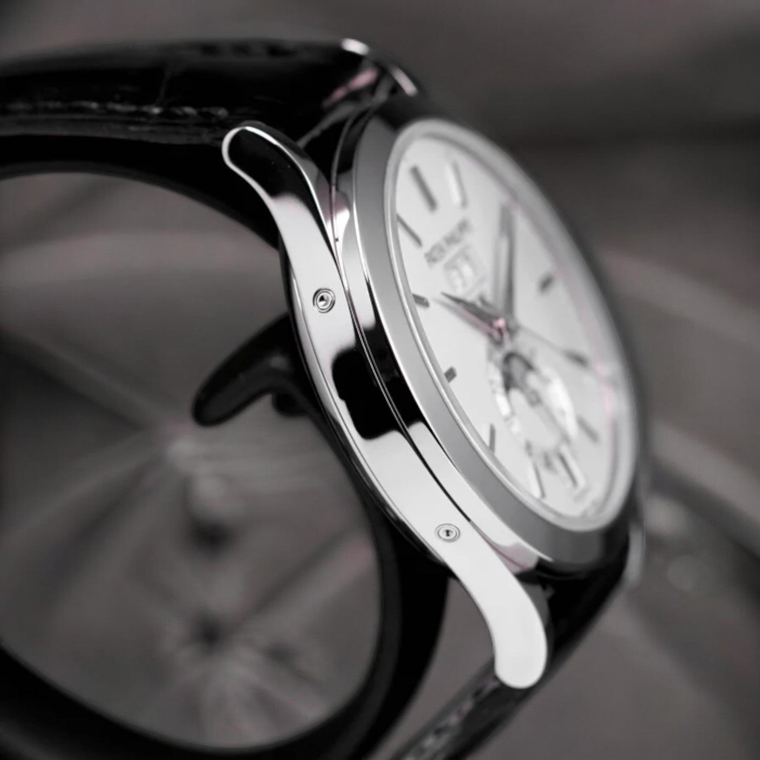 Annual Calendar White Gold Silver Dial