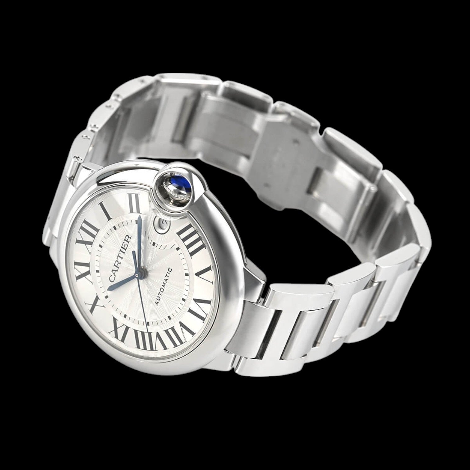 Ballon Bleu Silver Dial Men's Watch