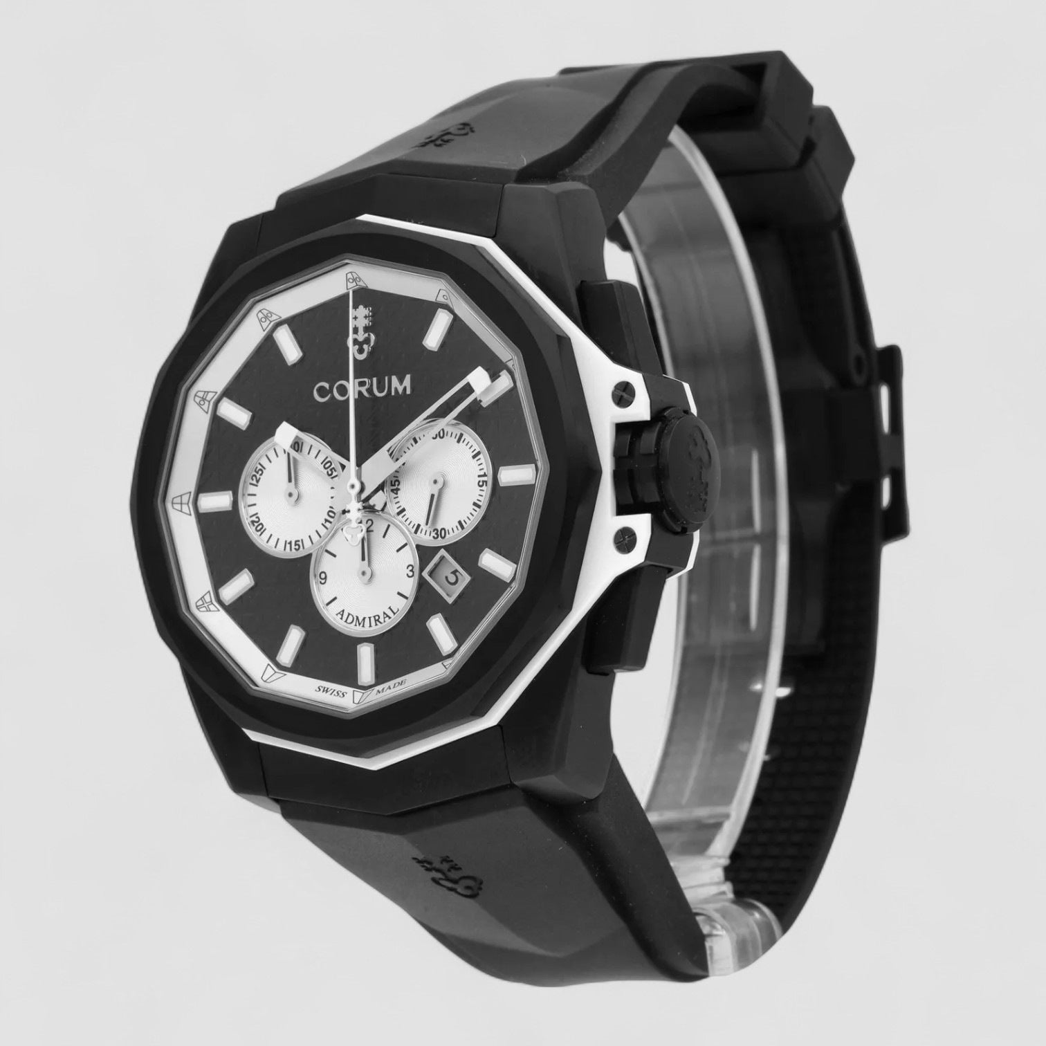 Admiral AC-One 45 Chronograph Black Dial Automatic Men's Watch