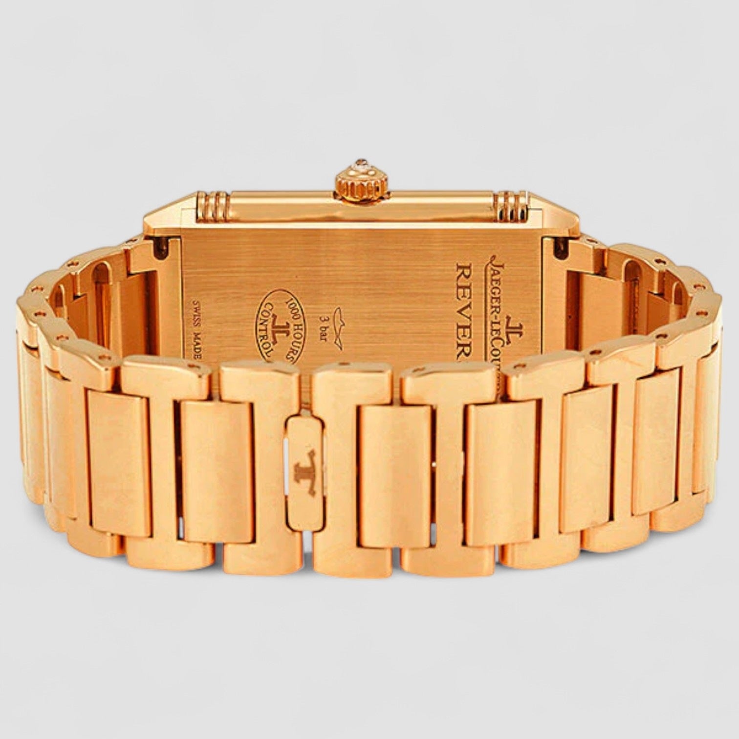 Grande Reverso Diamond Silver Dial Ladies Watch