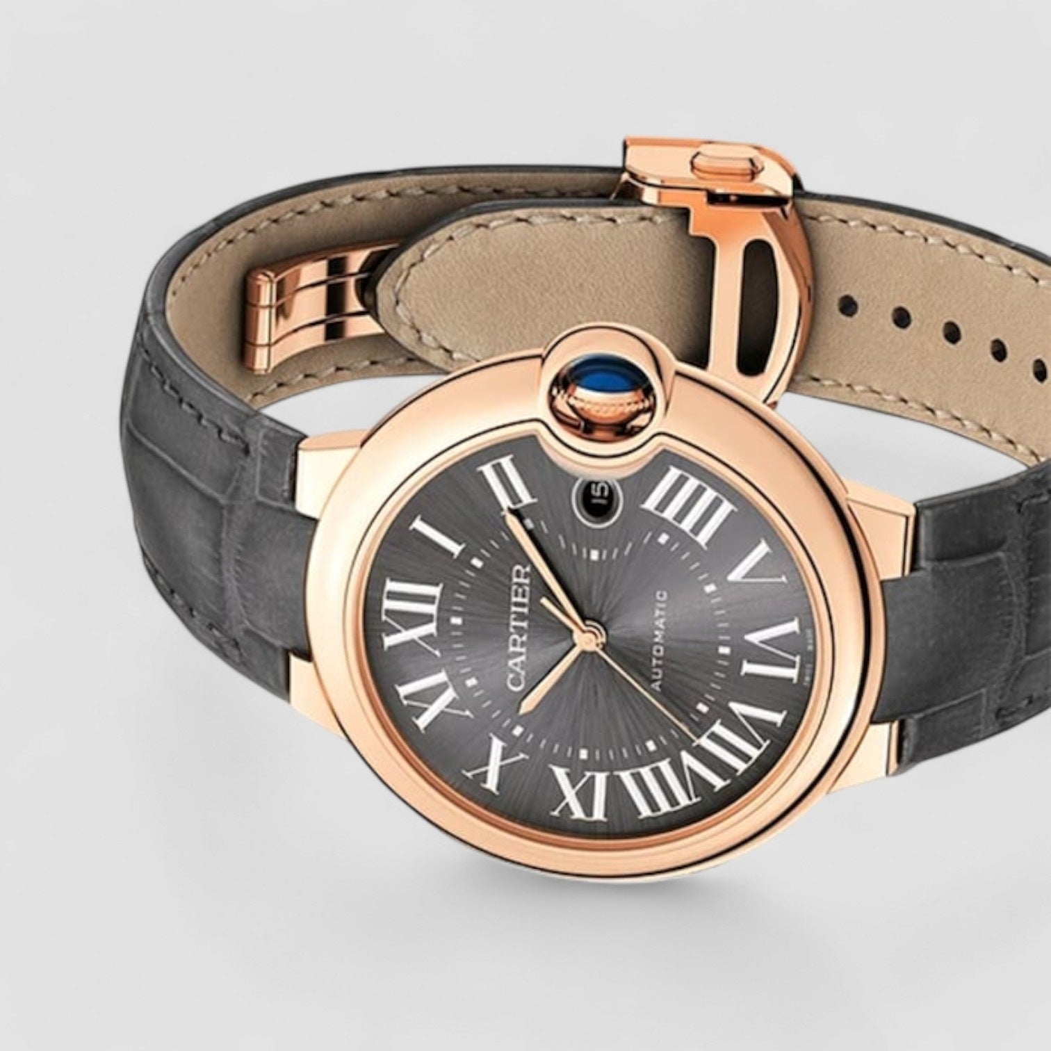 Ballon Bleu de Automatic Dark Gray Dial Men's Watch