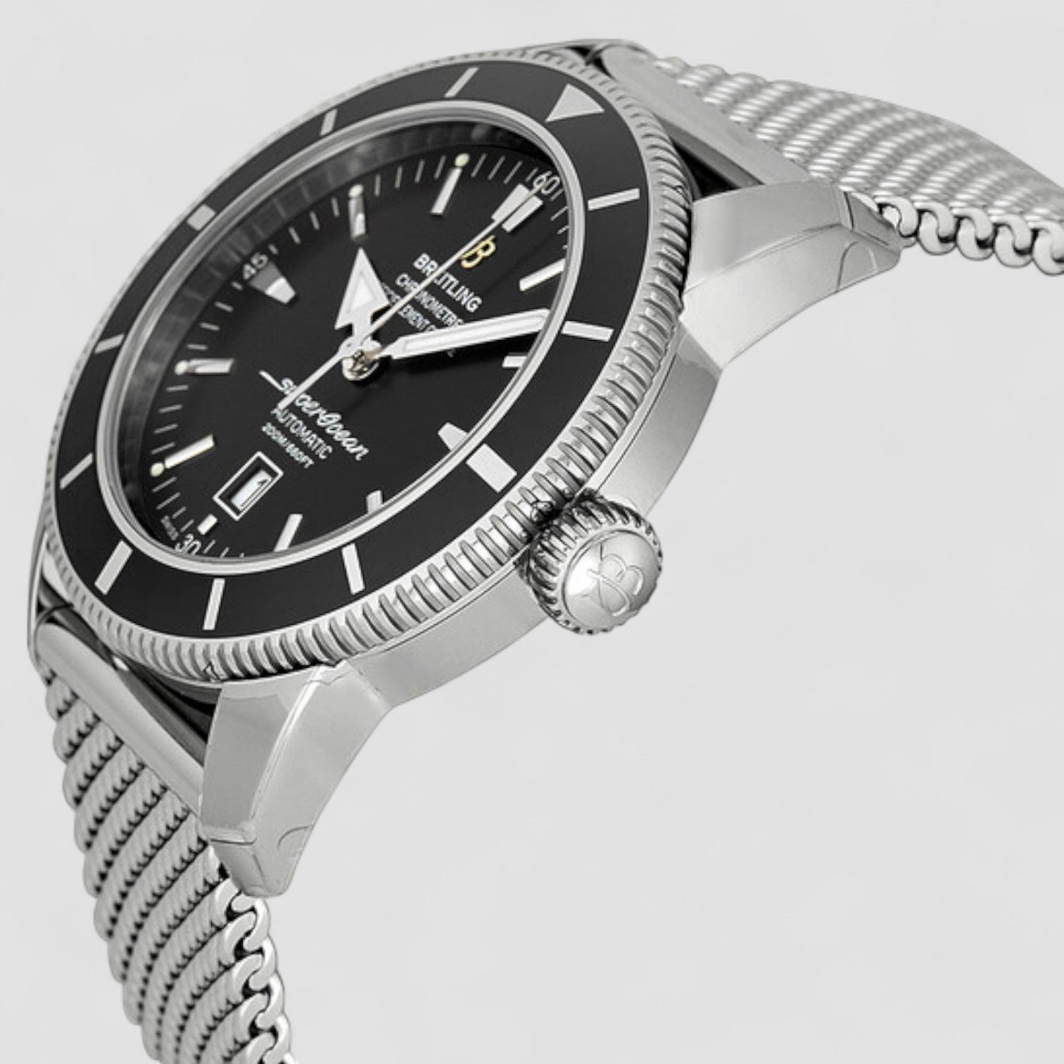 Superocean Heritage Automatic Chronometer Black Dial Men's Watch