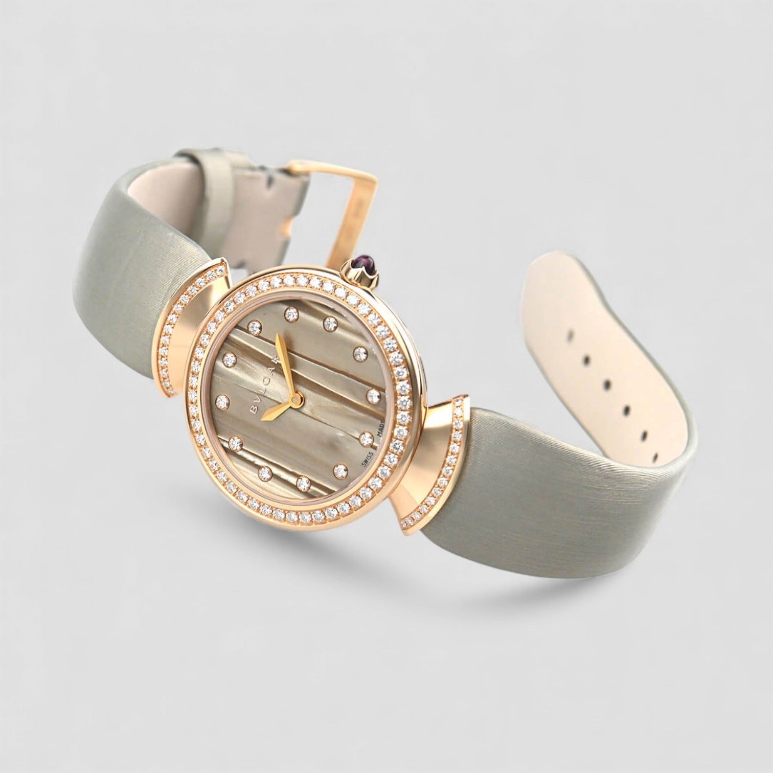 Diva Ladies 18 Carat Rose Gold Diamond Watch
