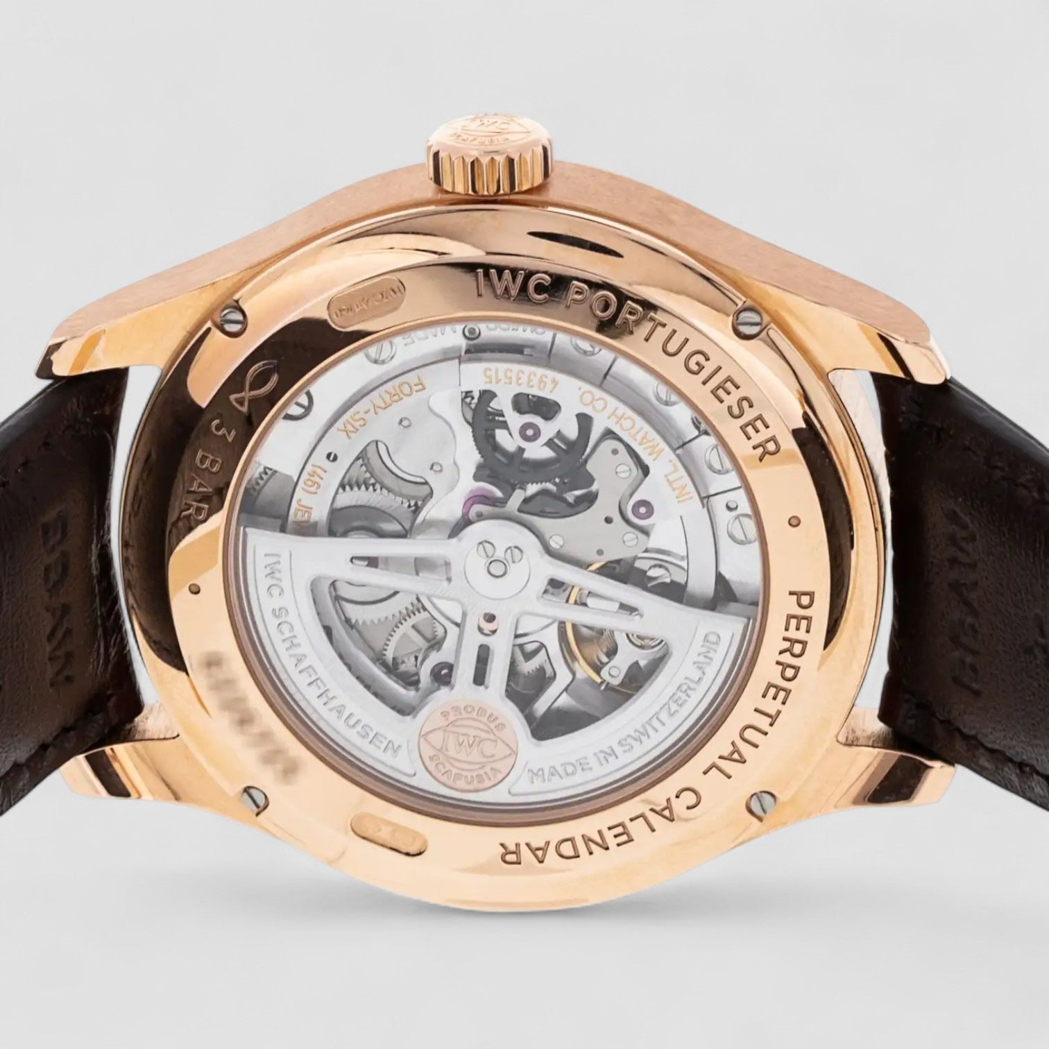 Portugieser Perpetual Moon Phase Automatic Silver Dial Men's Watch
