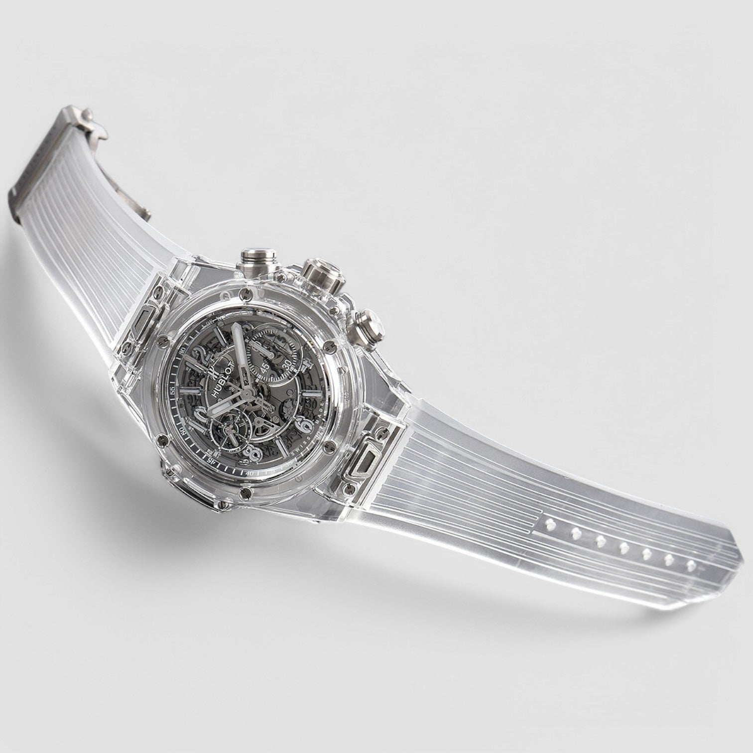 Big Bang Unico Skeleton Arabic White Ceramic Case 45mm