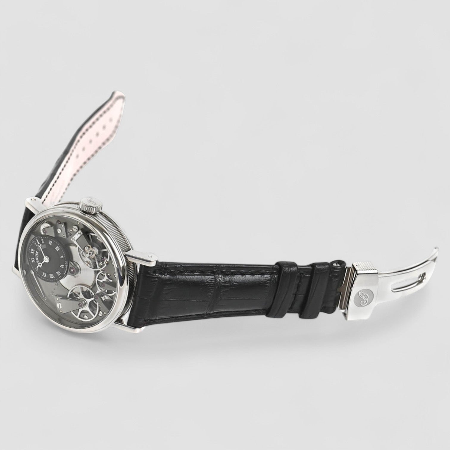 La Tradition 18K White Gold / Black Dial Description