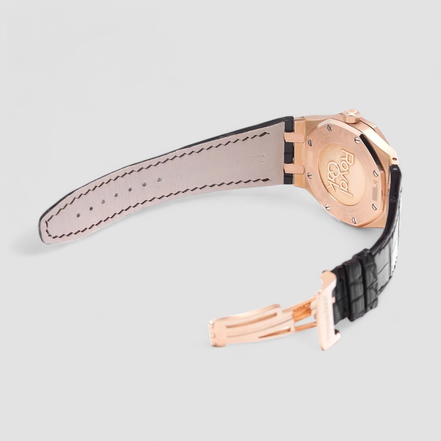 Royal Oak Dual Time 18K Rose Gold / Silver Dial