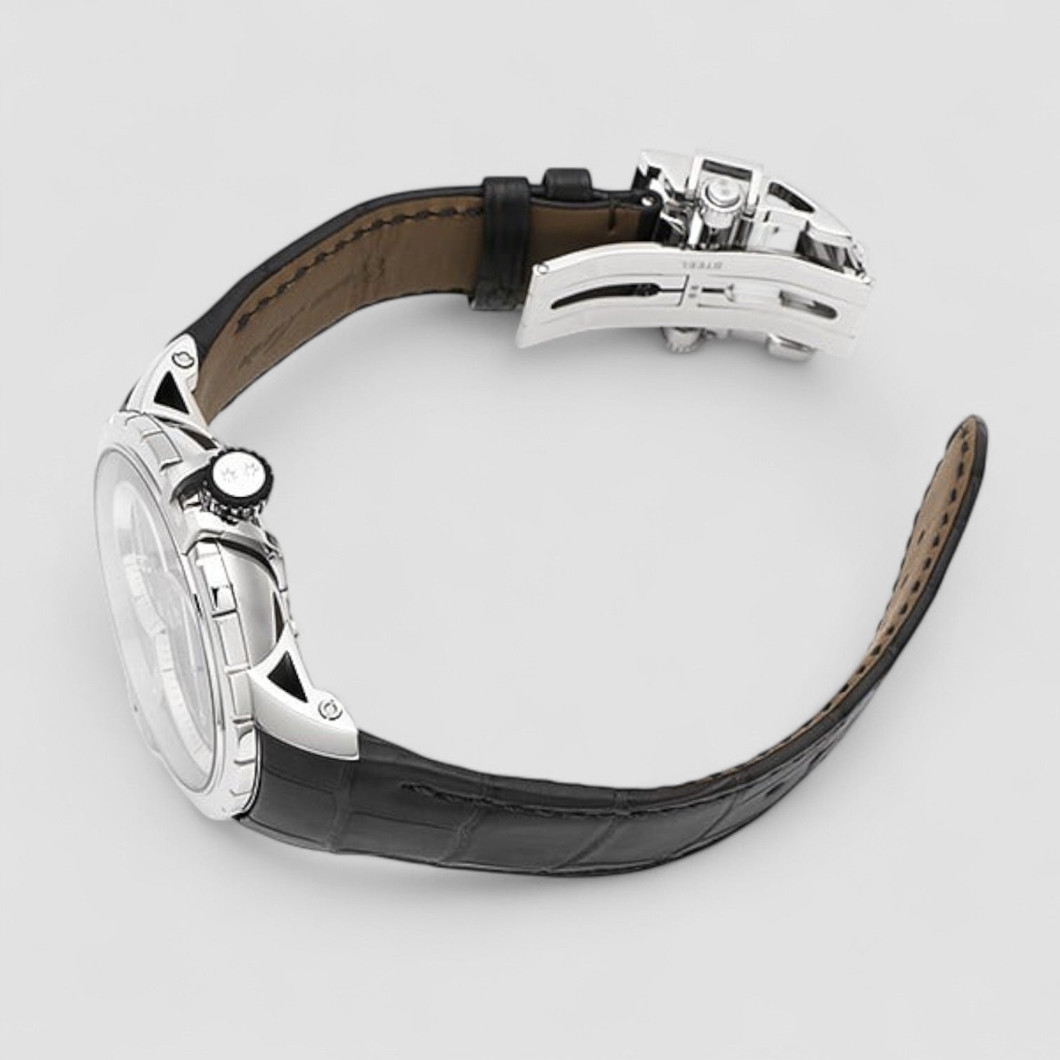 Grande Seconde SW Gray Dial Stainless Steel Men's Watch