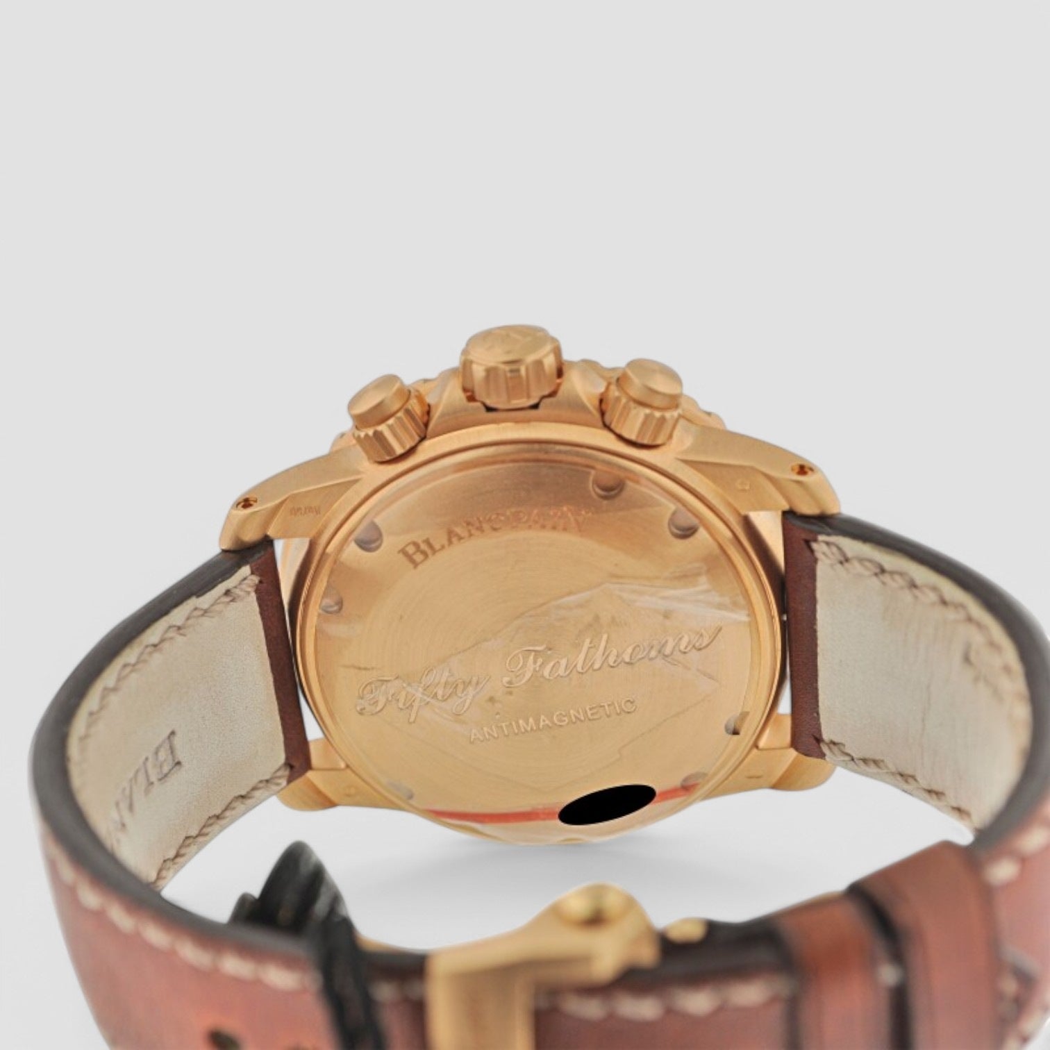 Fifty Fathoms Flyback Chronograph Black Dial 18K RG 2024