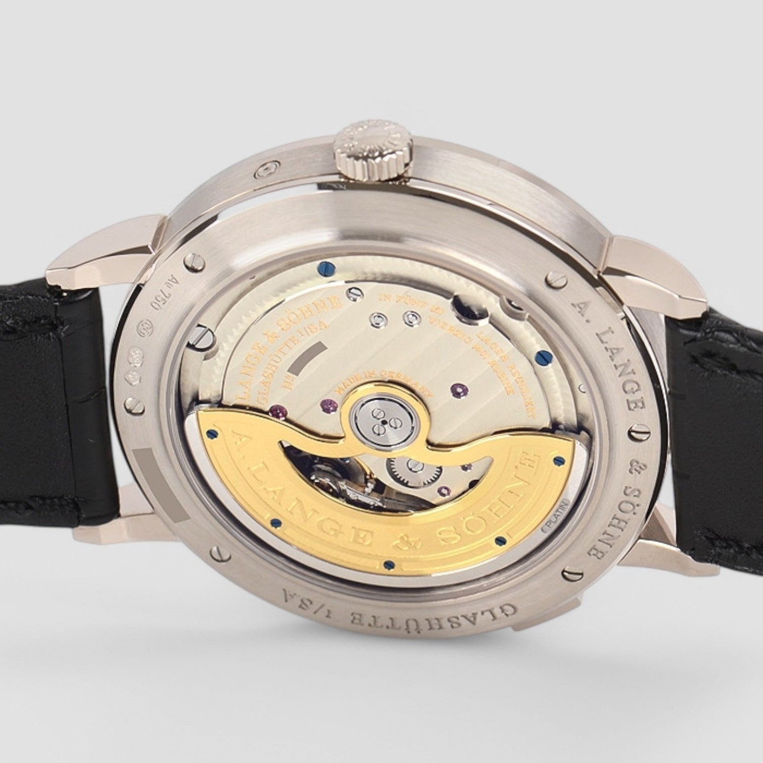 Saxonia Moon Phase Automatik 18K White Gold / Silver Dial