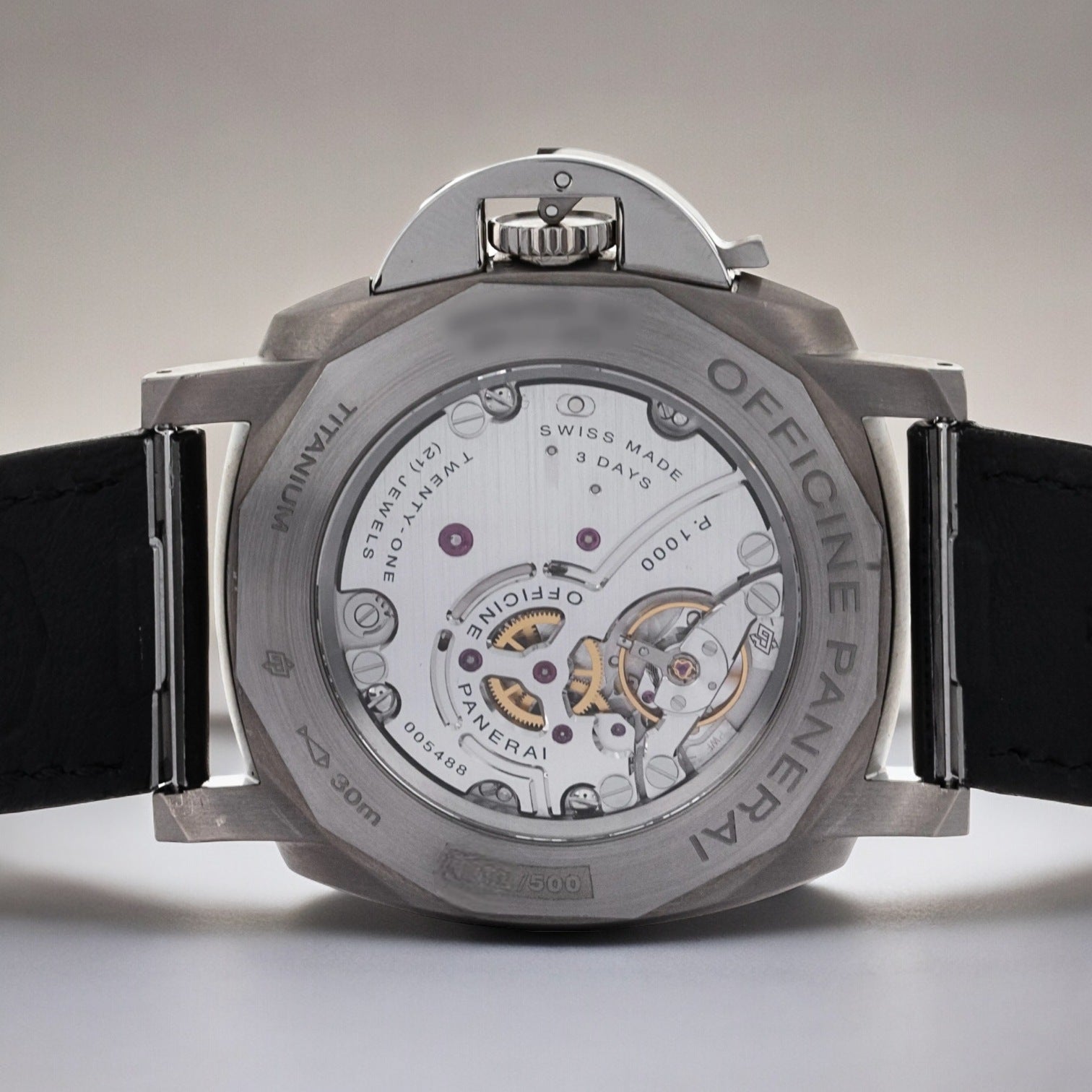 Luminor Due 3 Days Titanio Blue Dial