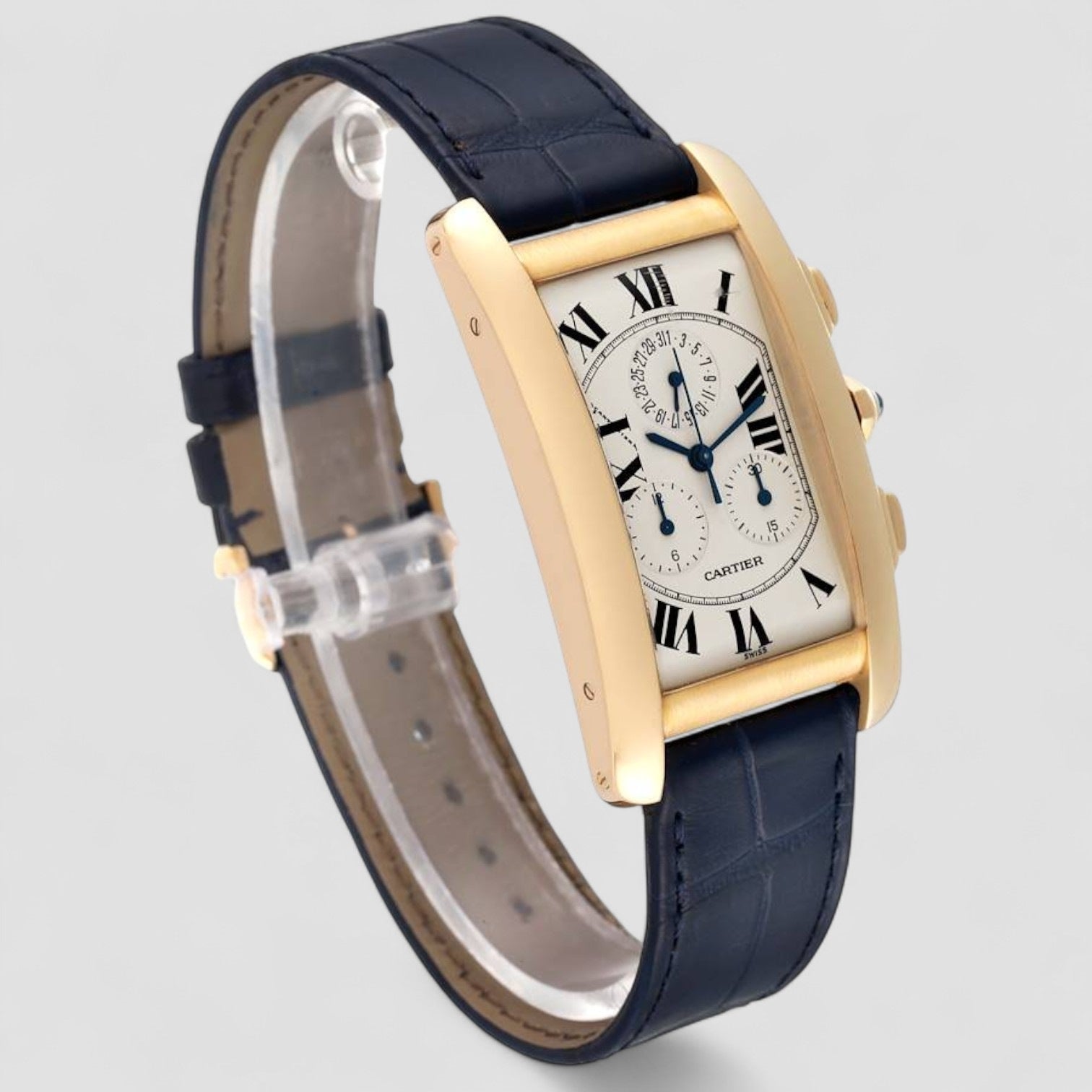 Tank Americaine Chronograph 18K Yellow Gold