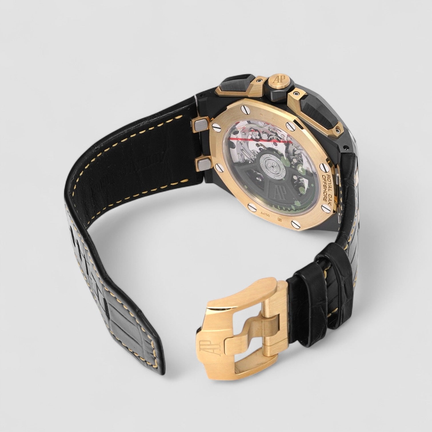 Royal Oak Offshore Ceramic / 18K YG Black Dial
