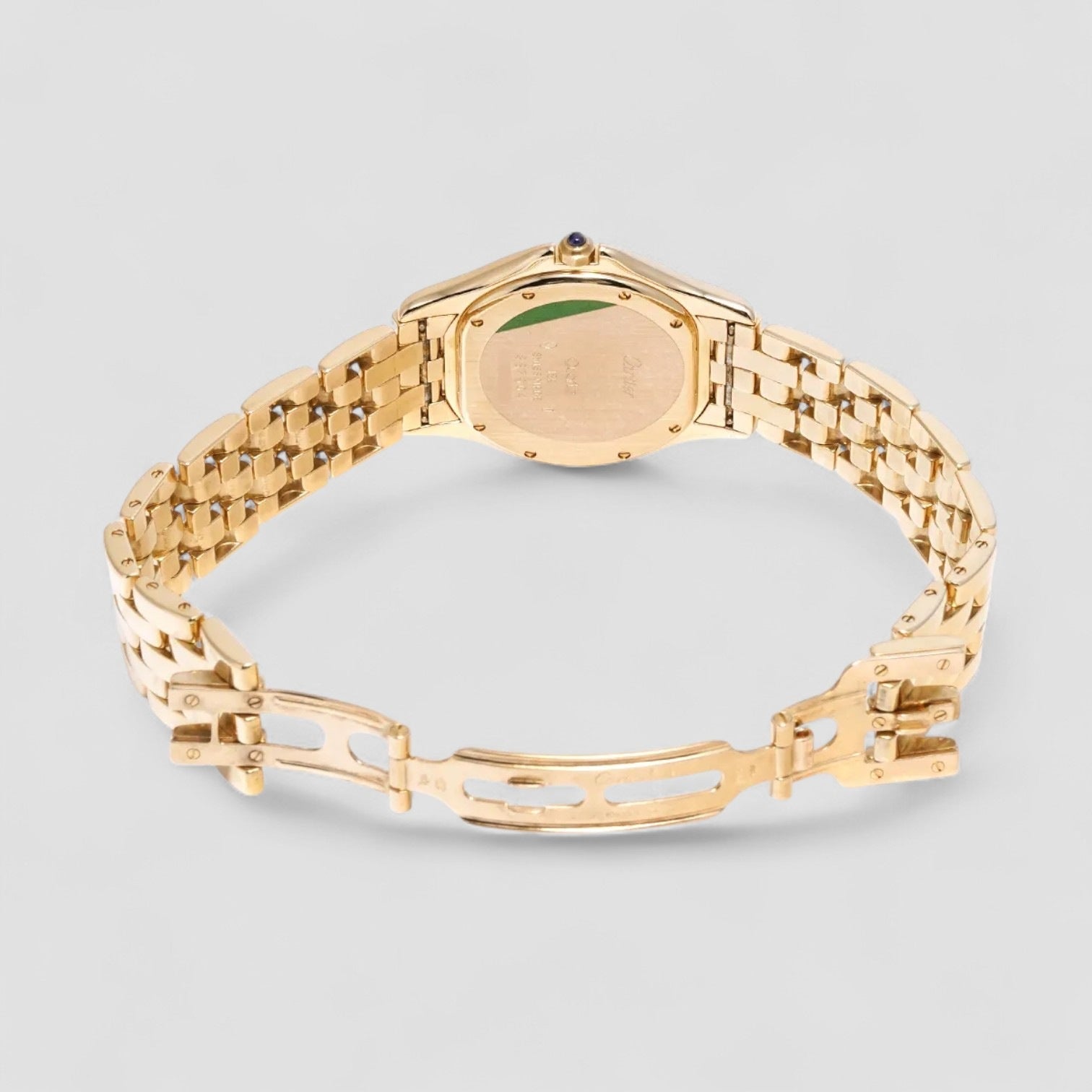 Cougar Yellow Gold Silver Dial Quartz Mens Watch