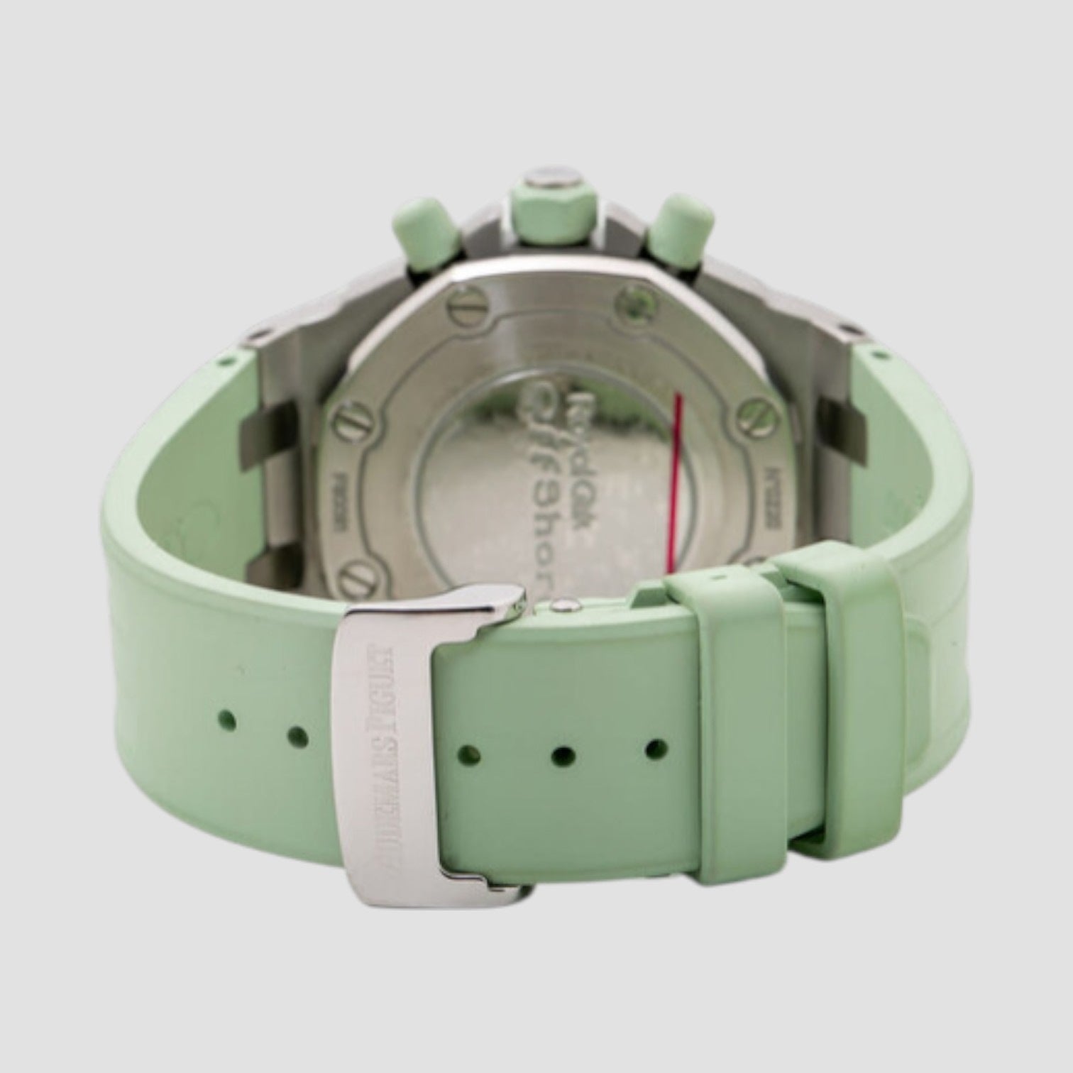 Royal Oak Offshore Chronograph Automatic Diamond Green Dial Ladies Watch