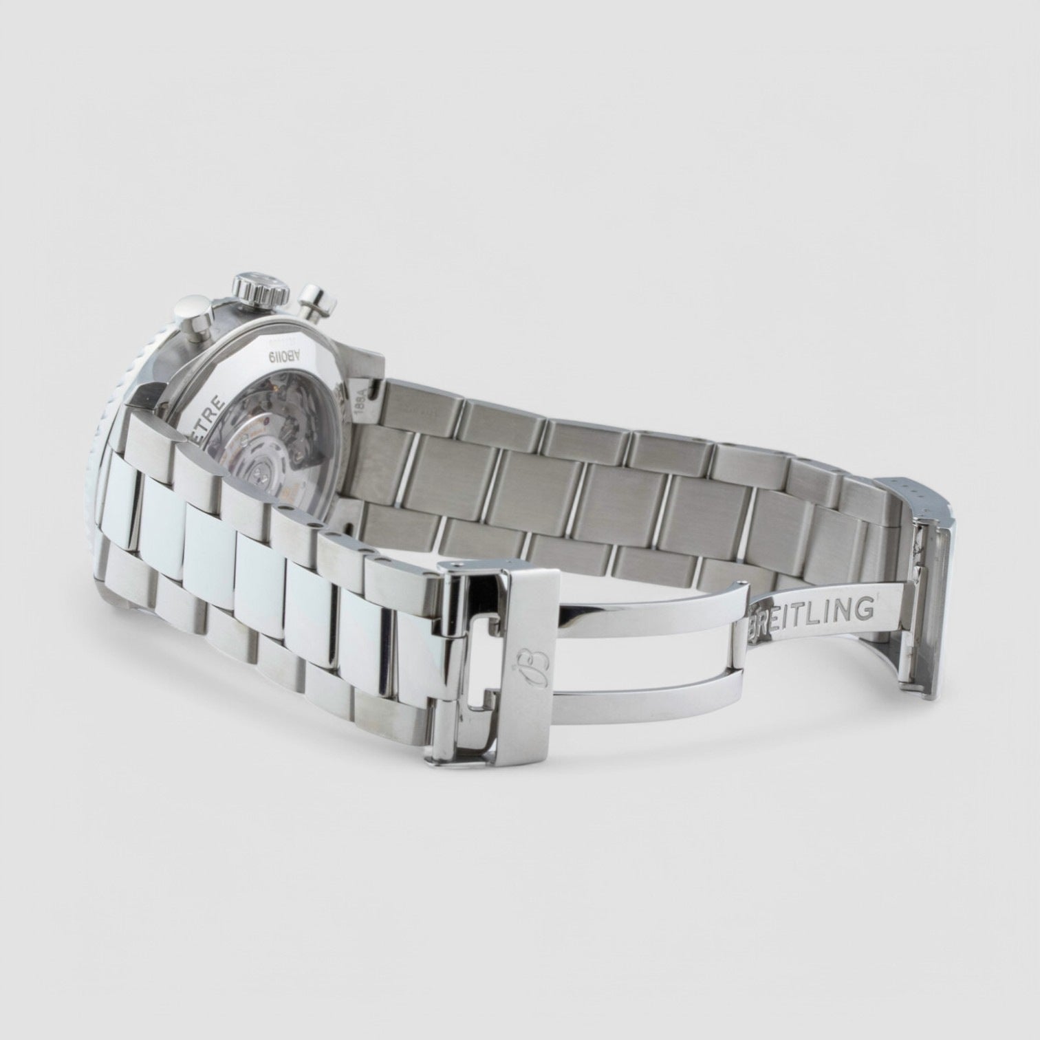 Aviator 8 B01 Chronograph 43 Stainless Steel Blue Dial