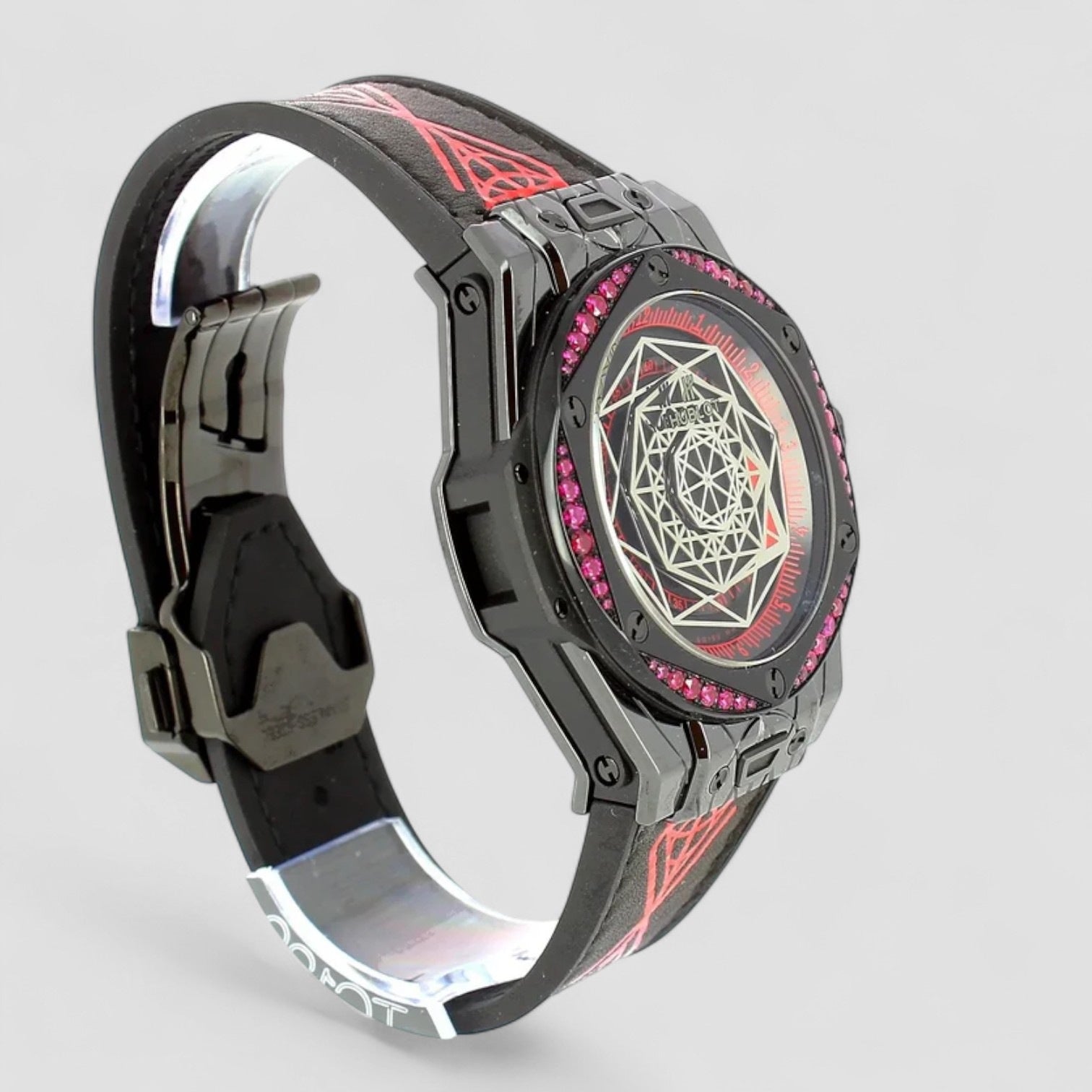 Big Band Sang Bleu All Black Red 39mm
