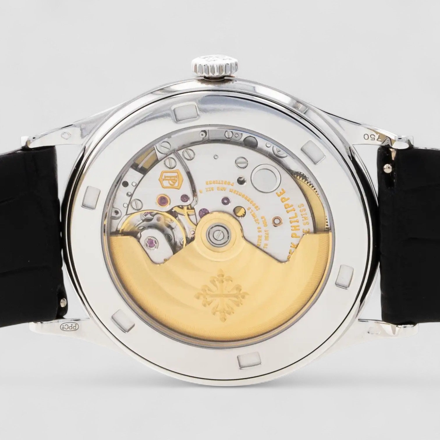 Calatrava 5297G 18K White Gold Black Dial / Diamond Bezel 2022 Description