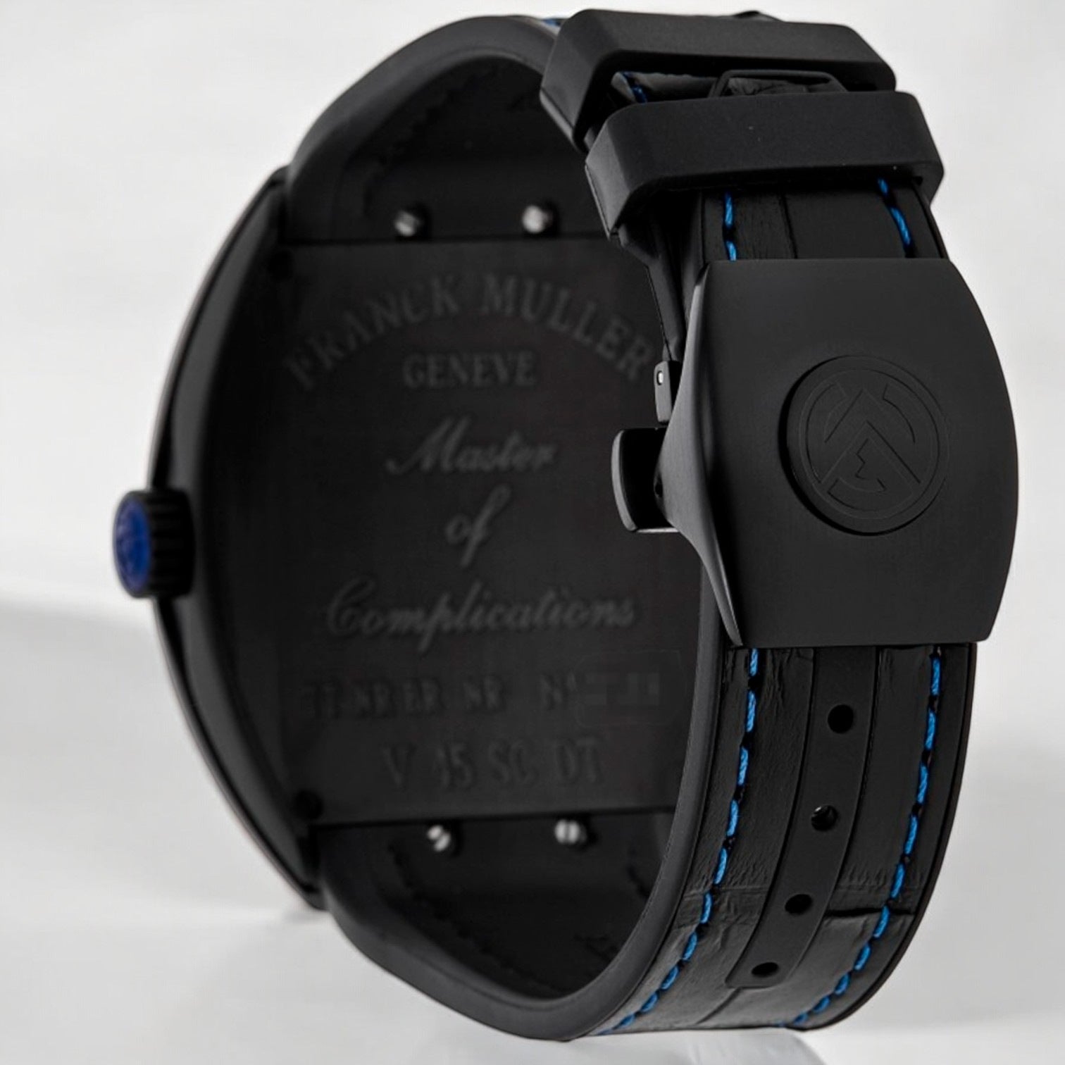 Vanguard Classical Black & Blue Dial Titanium