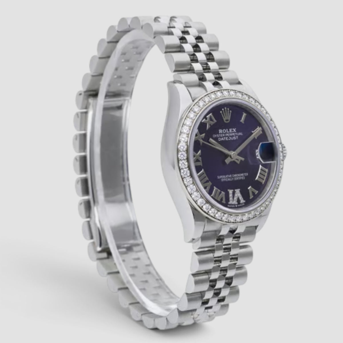 Datejust 31 Aubergine Diamond Dial Jubilee
