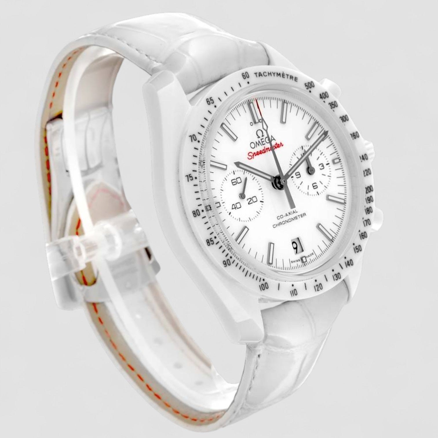 Speedmaster White Side of the Moon Ceramic Mens Watch
