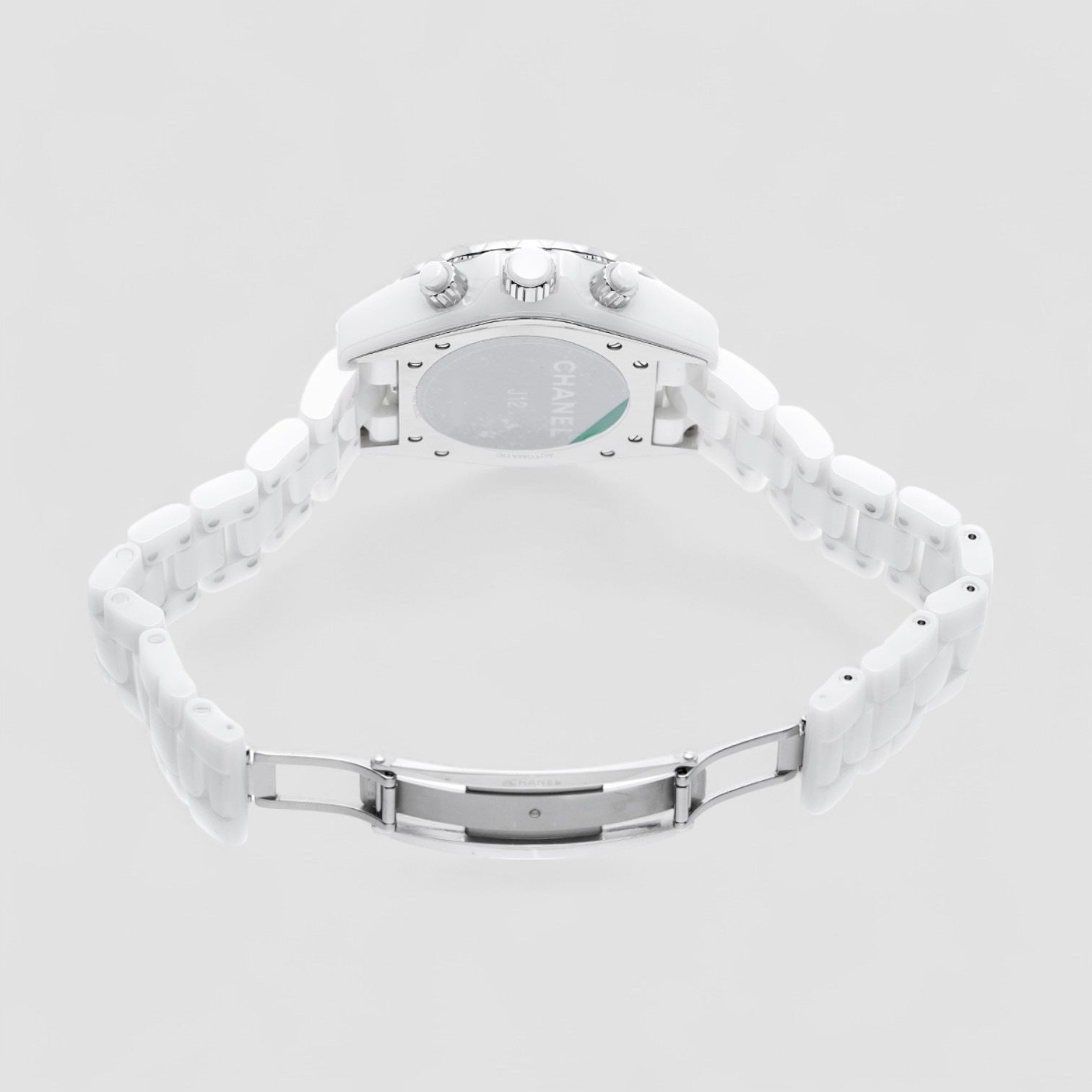 J12 Chronograph Automatic 41mm White Ceramic Diamond Dial