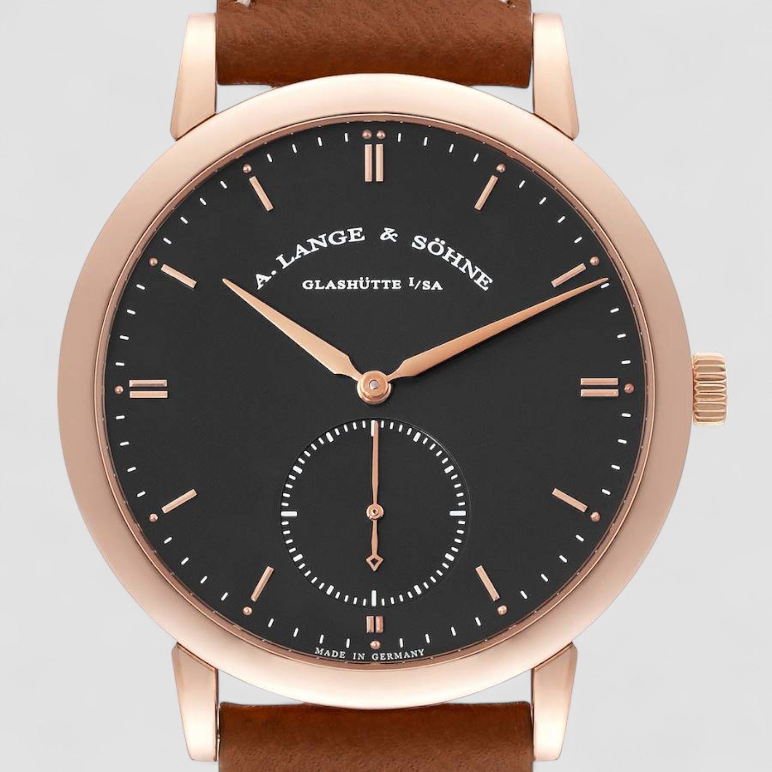 Grand Saxonia Rose Gold Mens Watch