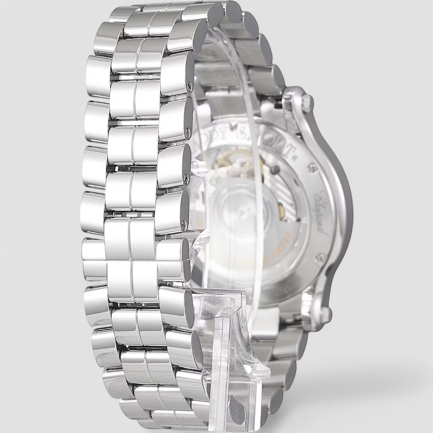 Happy Sport Automatic Silver Dial Ladies Watch