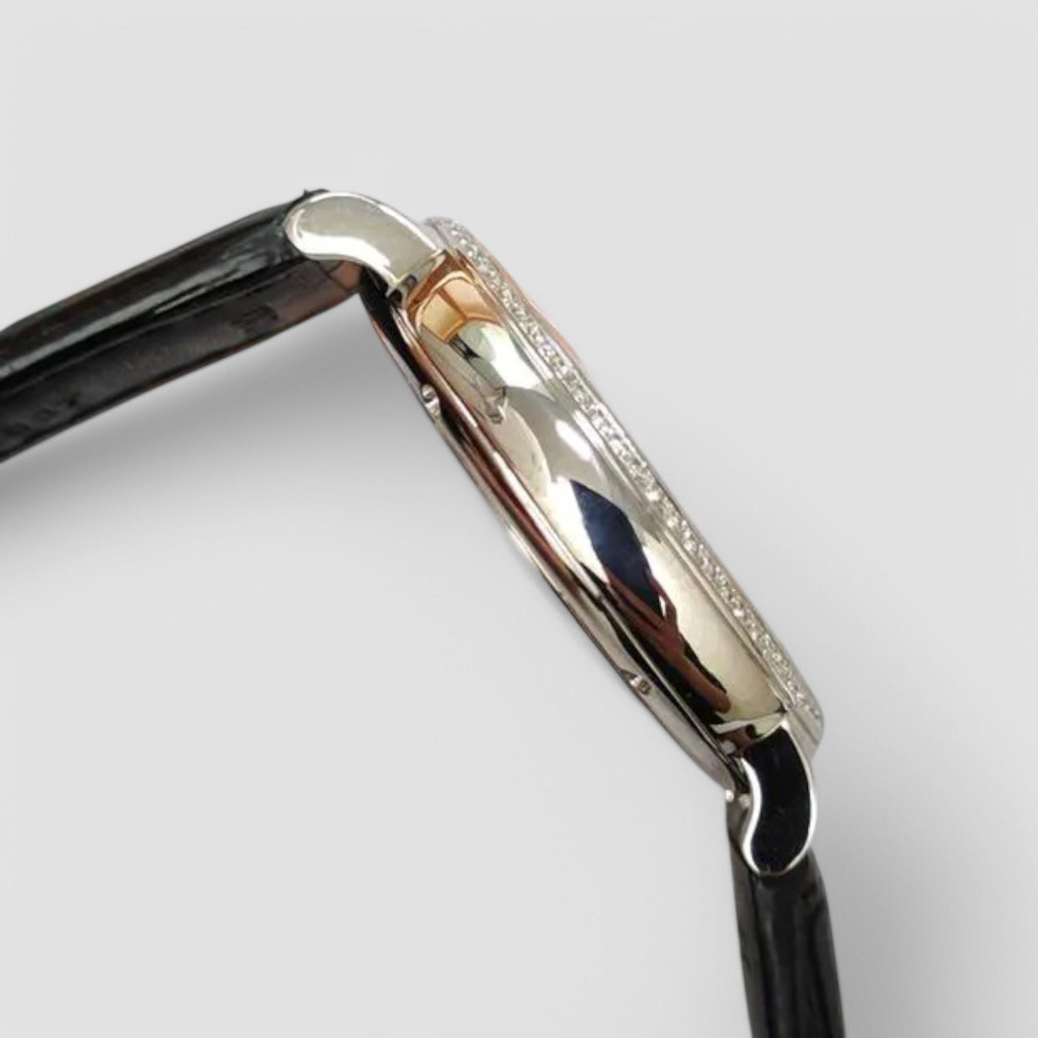 Portofino Silver Dial Diamond Automatic Men's Watch