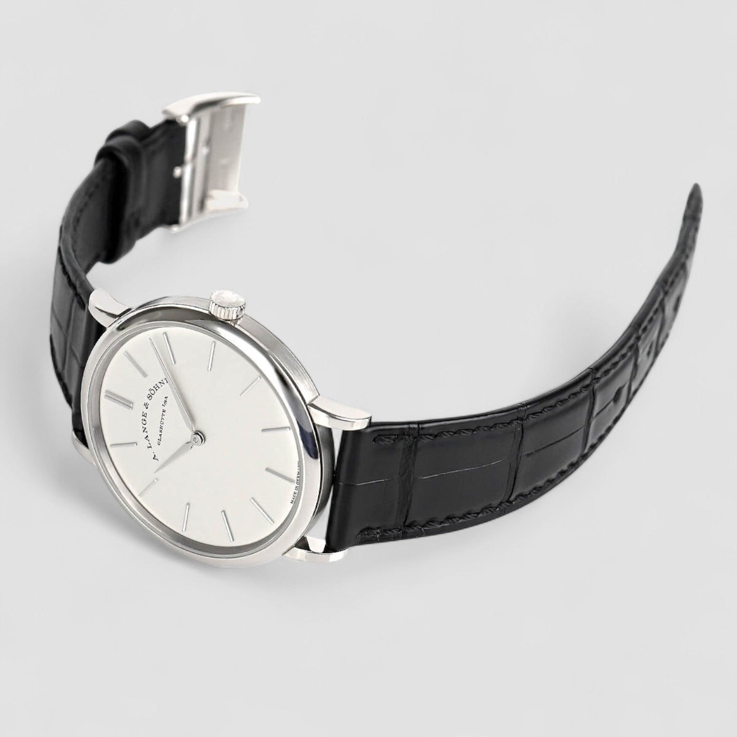 Saxonia Thin Manual Wind 18K White Gold