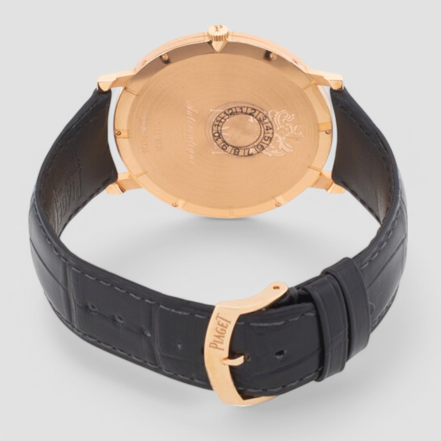 Altiplano Automatic Silver Dial 18kt Rose Gold Men's Watch
