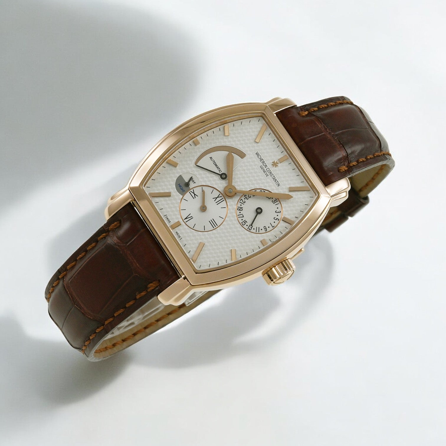 Malte Tonneau Dual Time 18K RG W/Deployant
