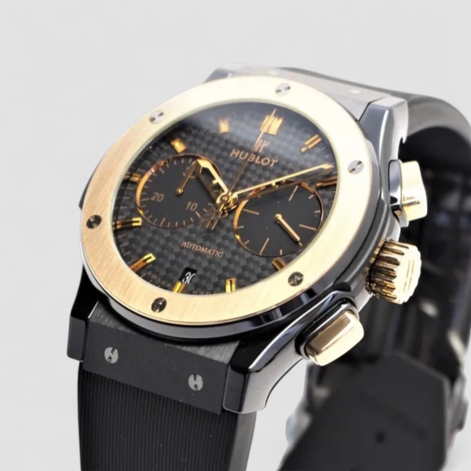 Classic Fusion Chronograph Ceramic And King Gold Men's Watch