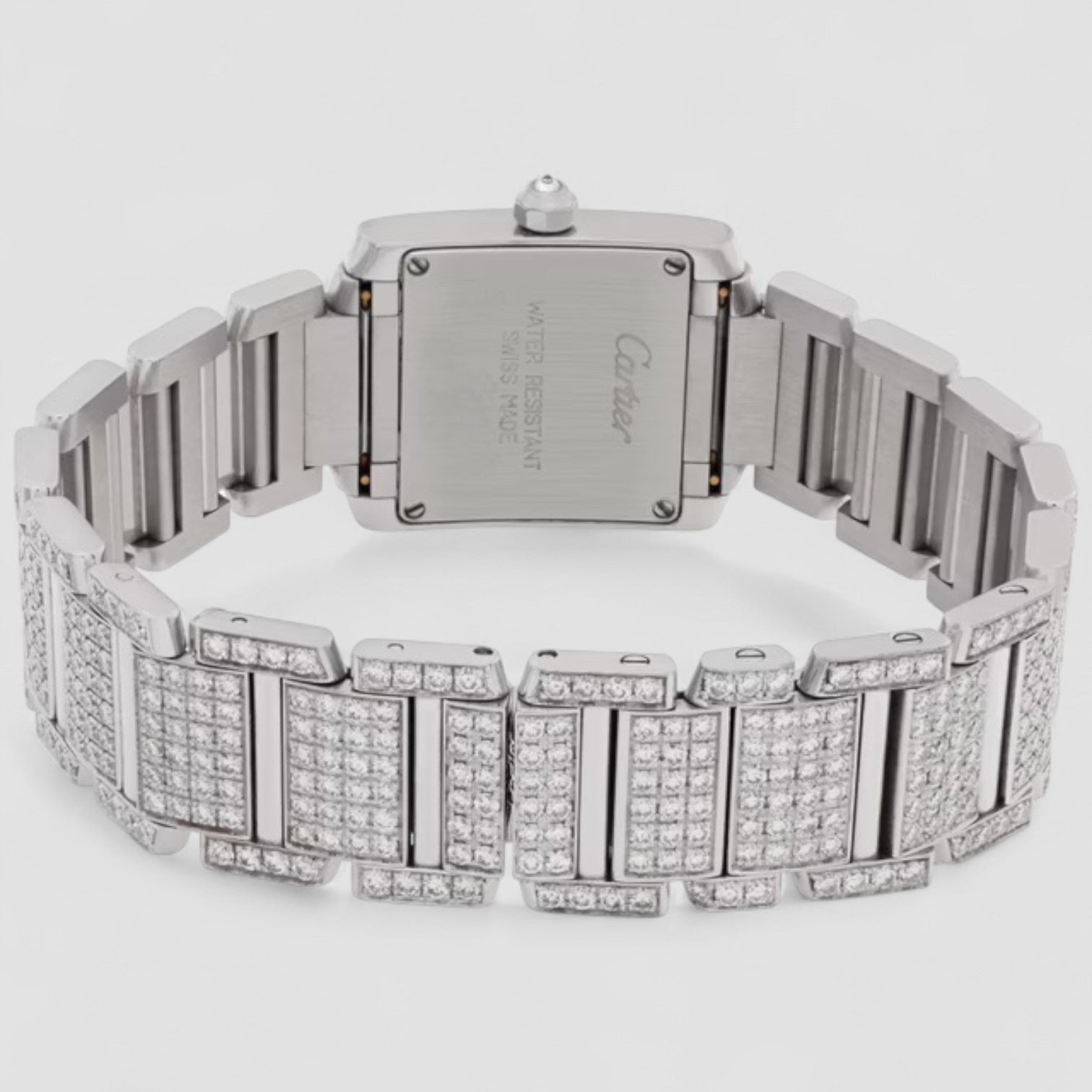 Tank Française Steel Custom Diamond-Set Iced Out