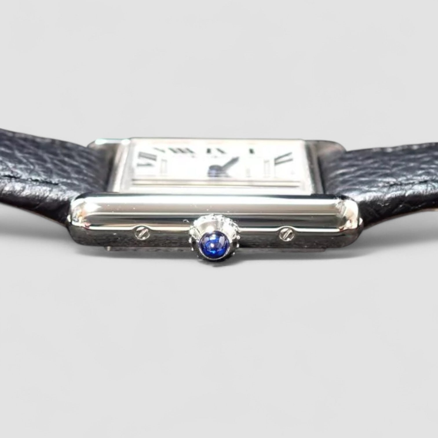 Tank Must SM Solar Beat Leather Strap Women's Watch