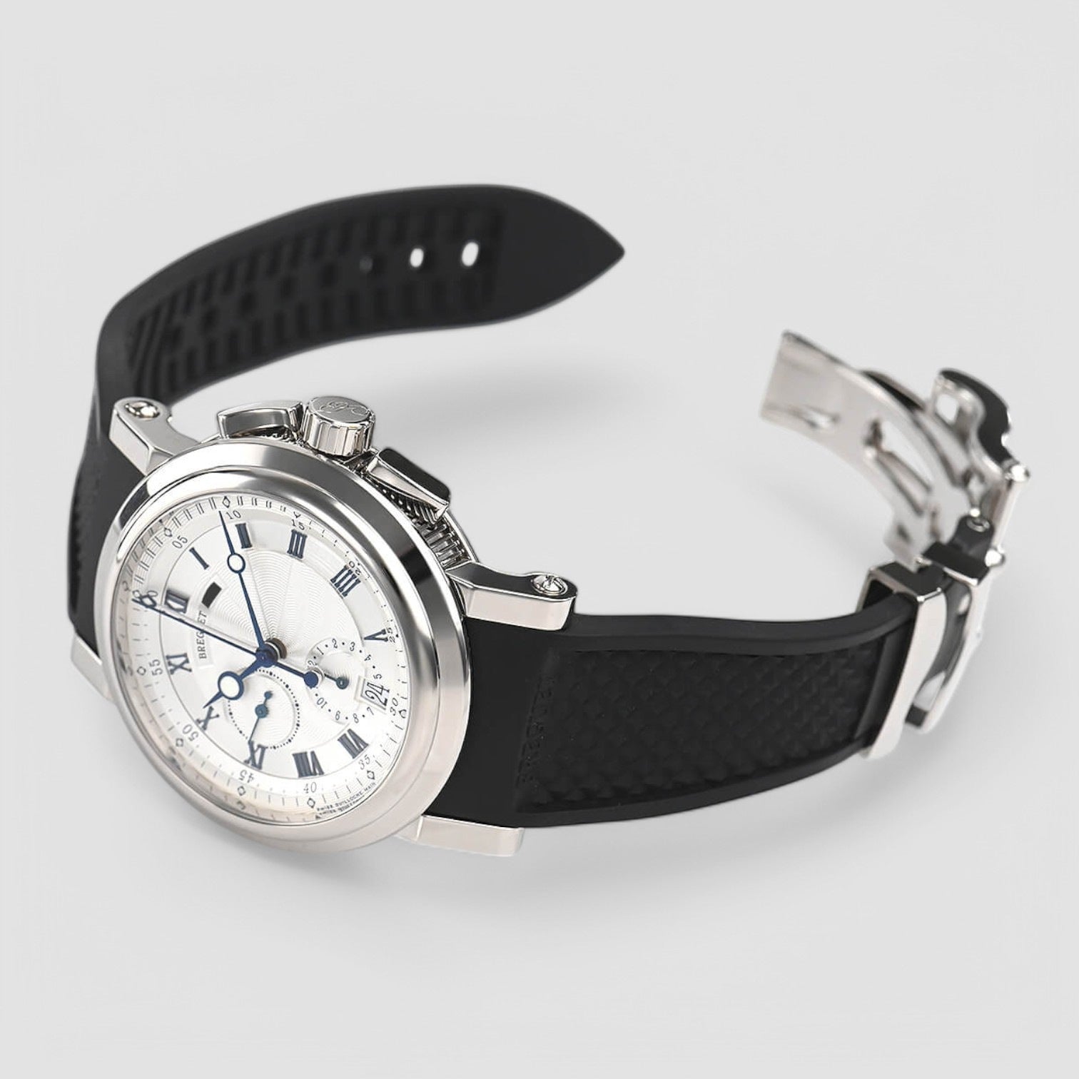 Marine Chronograph 18K White Gold