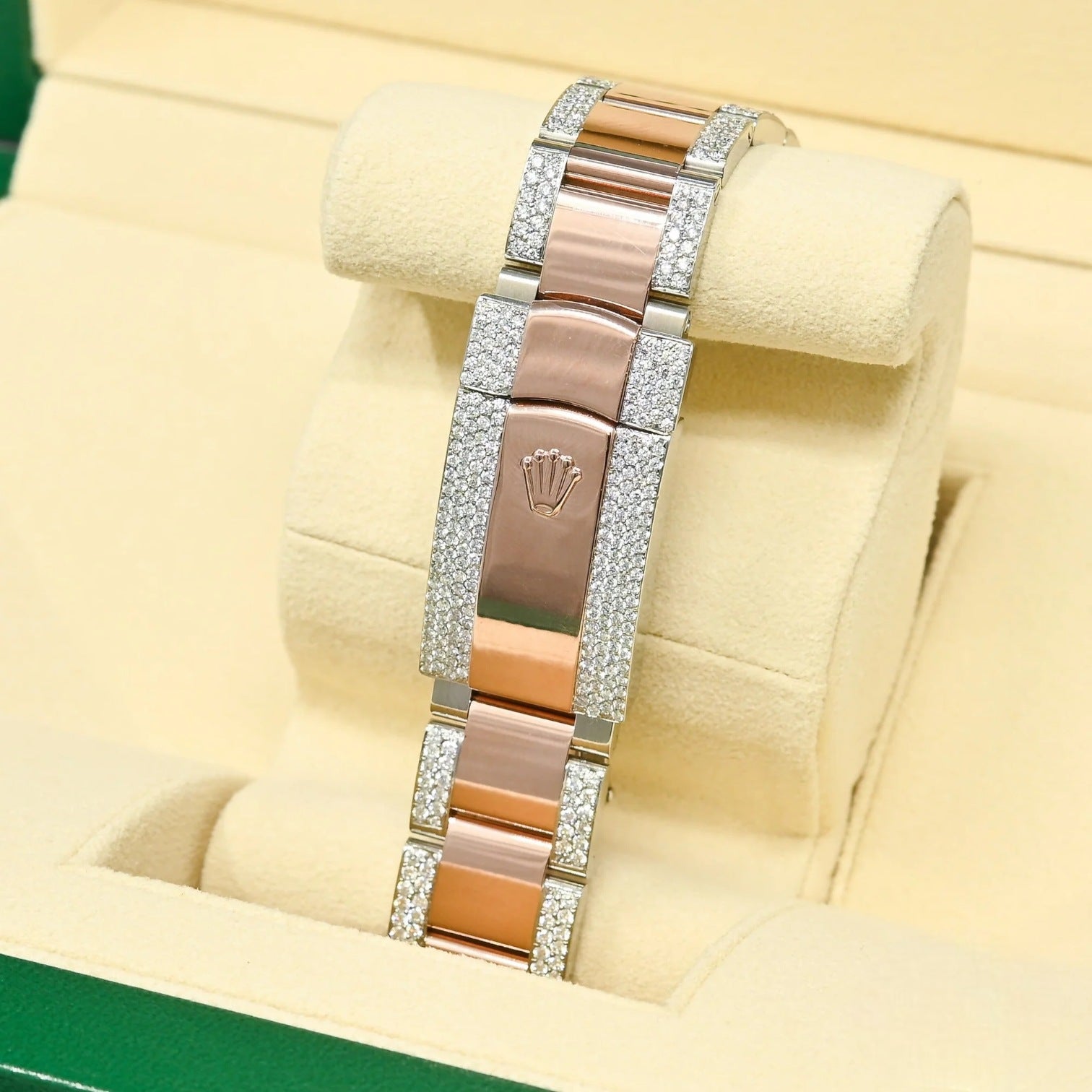 DATEJUST 41MM - WIMBLEDON FLUTED EVEROSE ICED Out