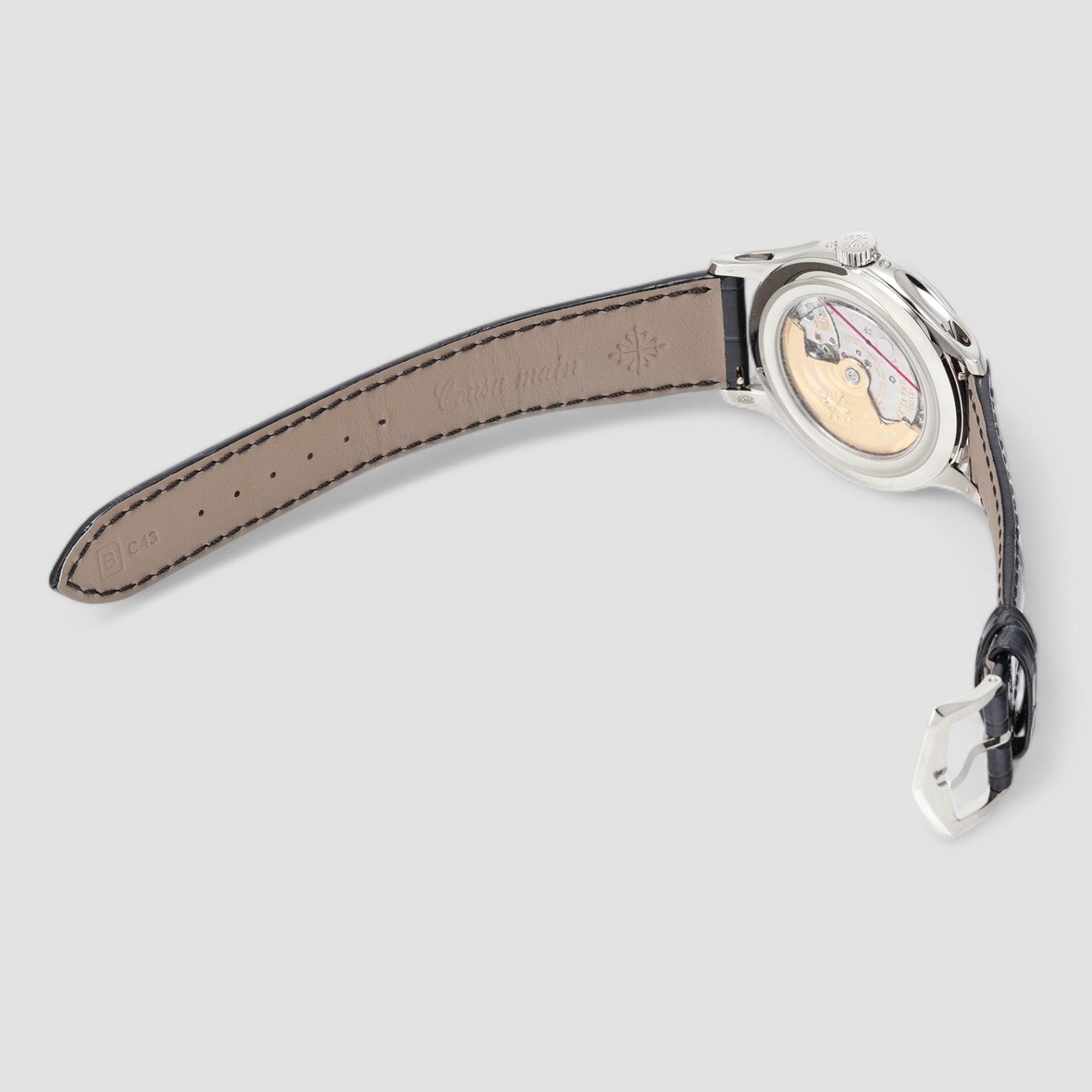 Annual Calendar 5205G 18K White Gold Silver Dial