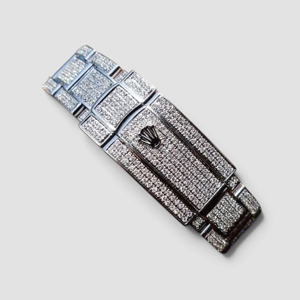 Datejust 41 Wimbledon Custom Diamond-Set Pavé Bezel
