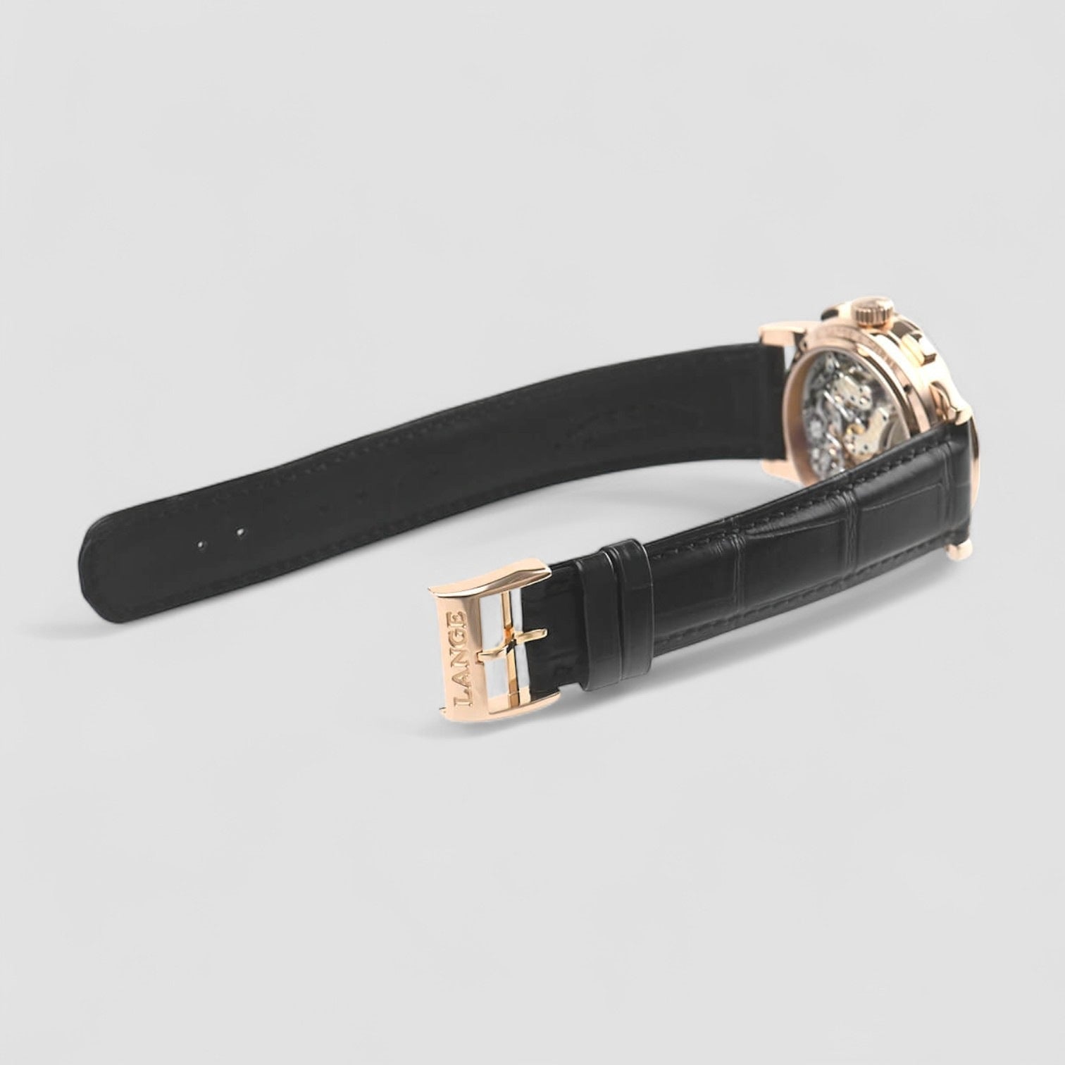 Datograph Flyback 18K Rose Gold Engravers Letter