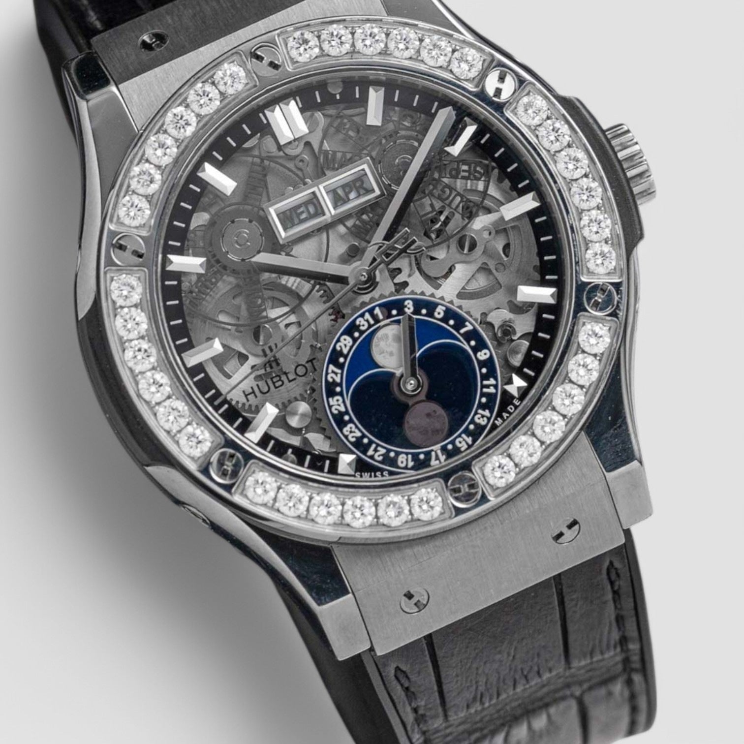 Classic Fusion Chronograph Aerofusion Titanium Diamonds 45mm