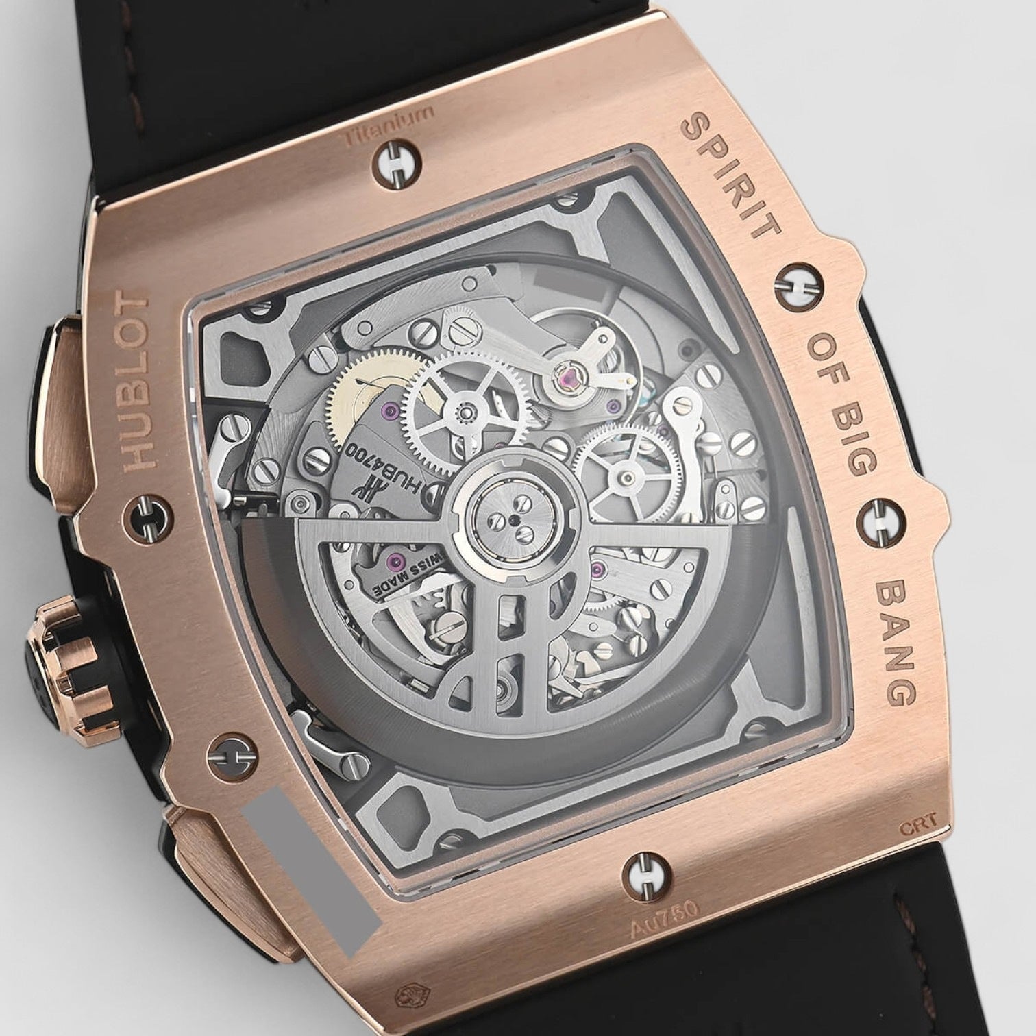 Spirit of Big Bang 18kt King Gold Diamond Men's Watch