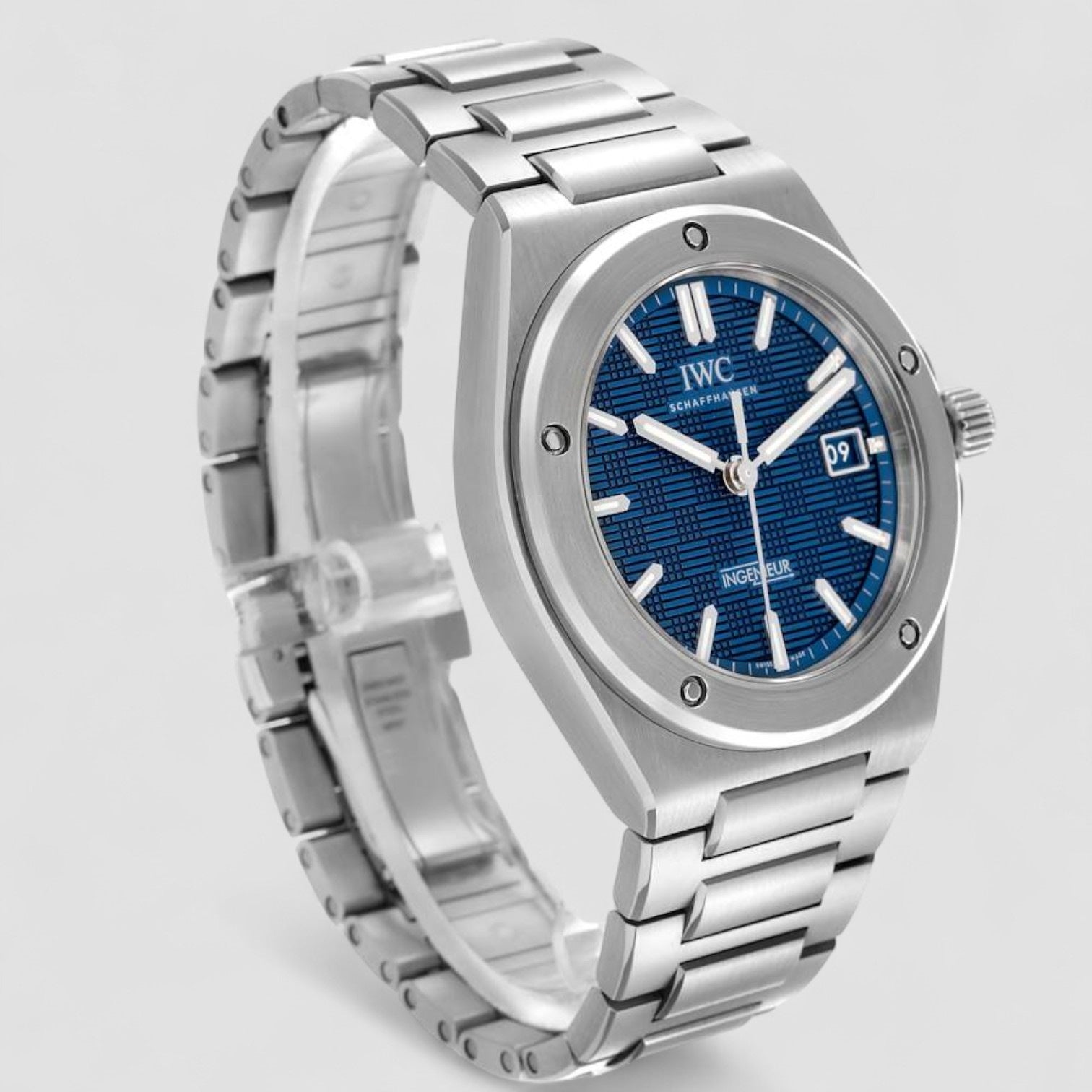 Ingenieur 40 Blue Dial Steel Mens Watch