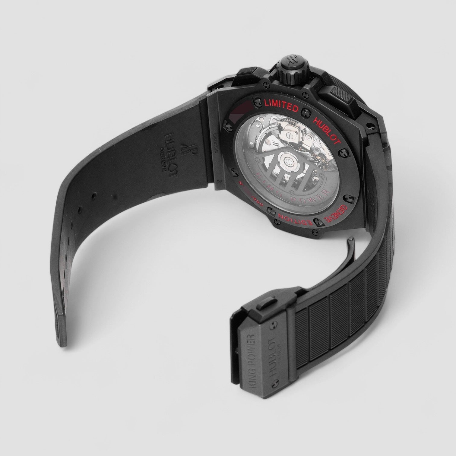 FACTORY SERVICED King Power Foudroyante Black Magic 48mm