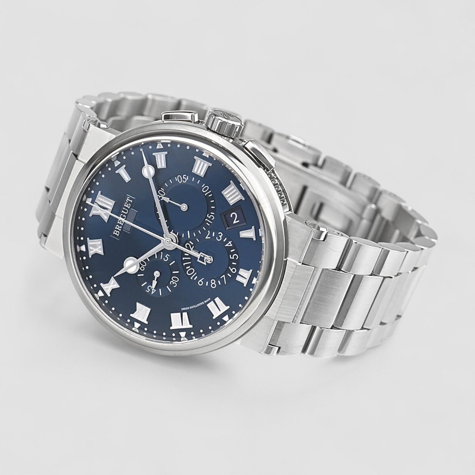 Marine Chronograph Titanium / Blue Dial 2023